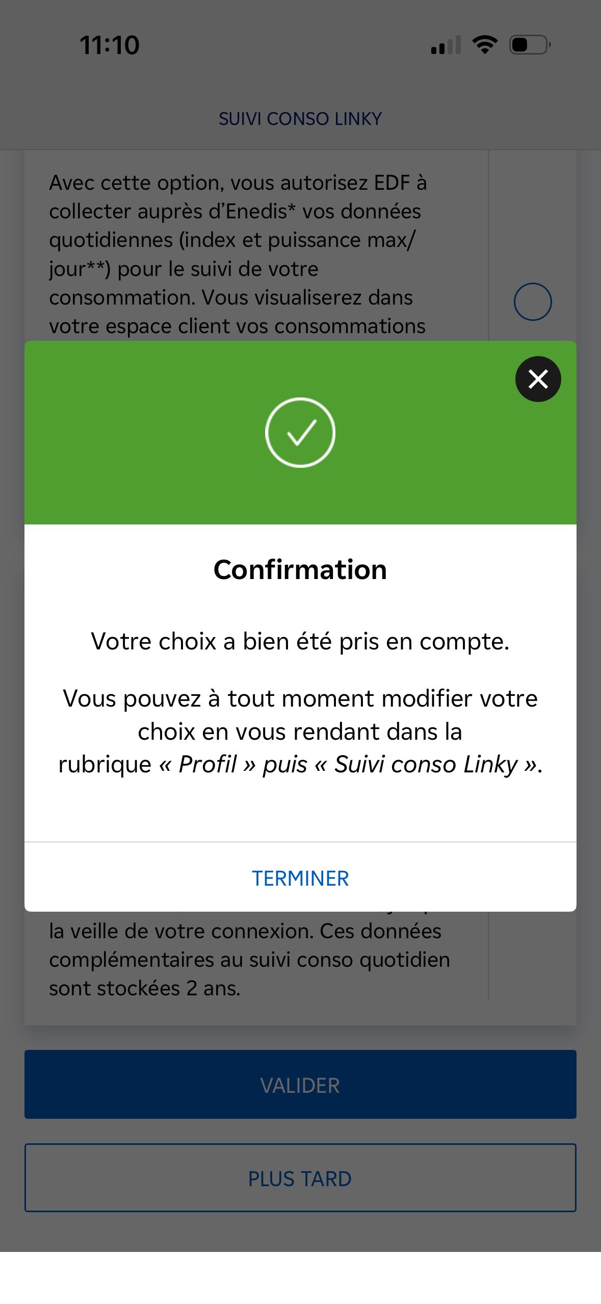 confirmation (EDF & Moi)