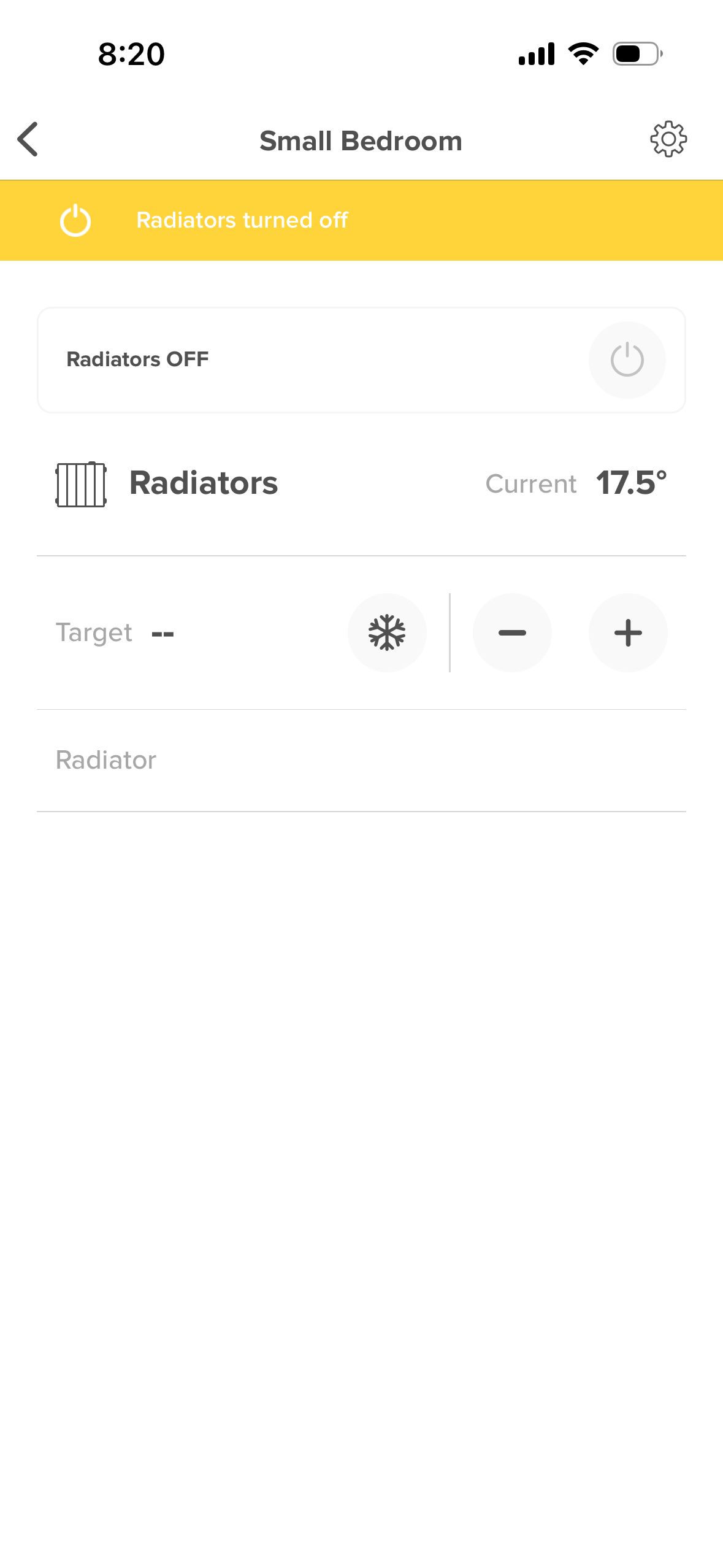 settings (Intuis Connect Netatmo)