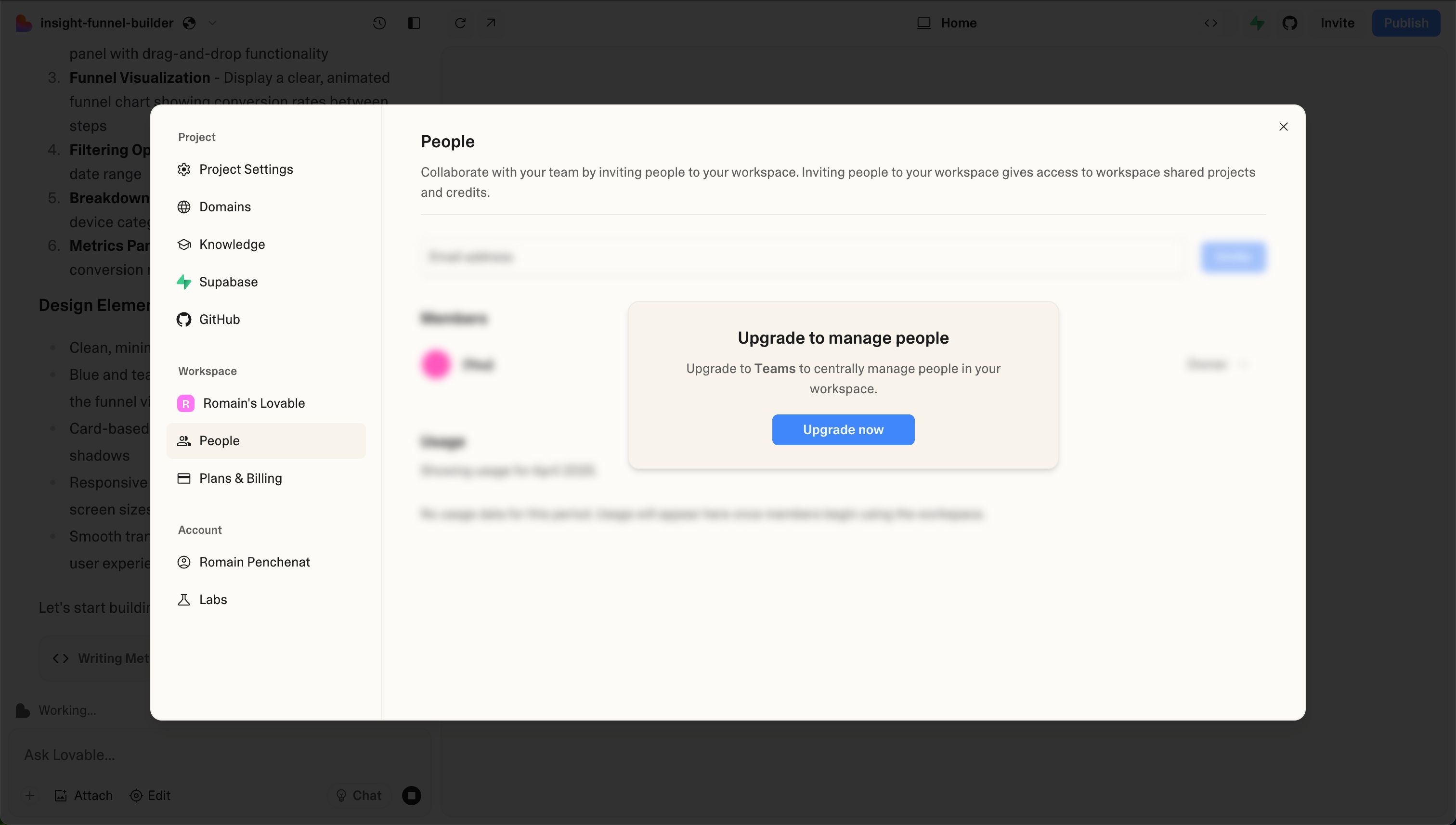 settings (Lovable)