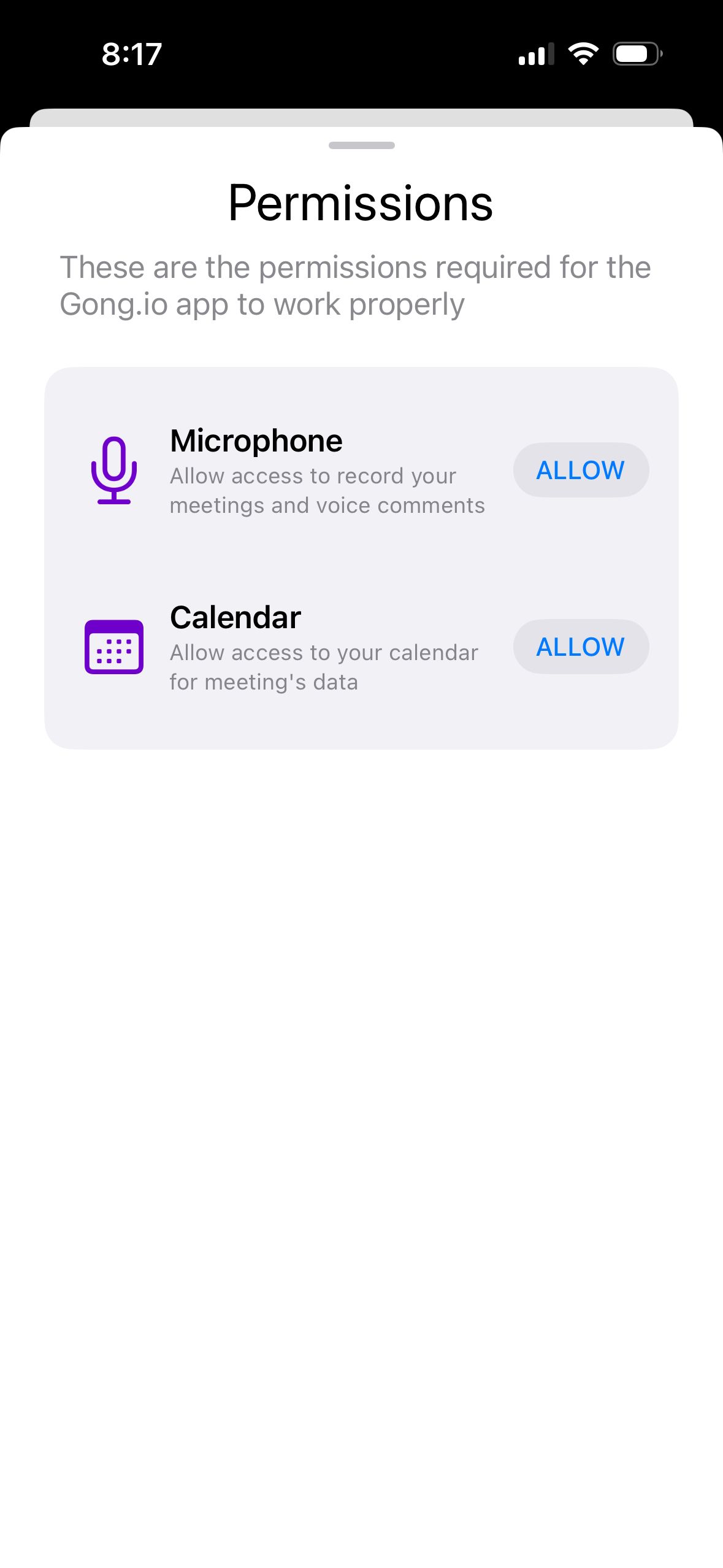 permissions (Gong)