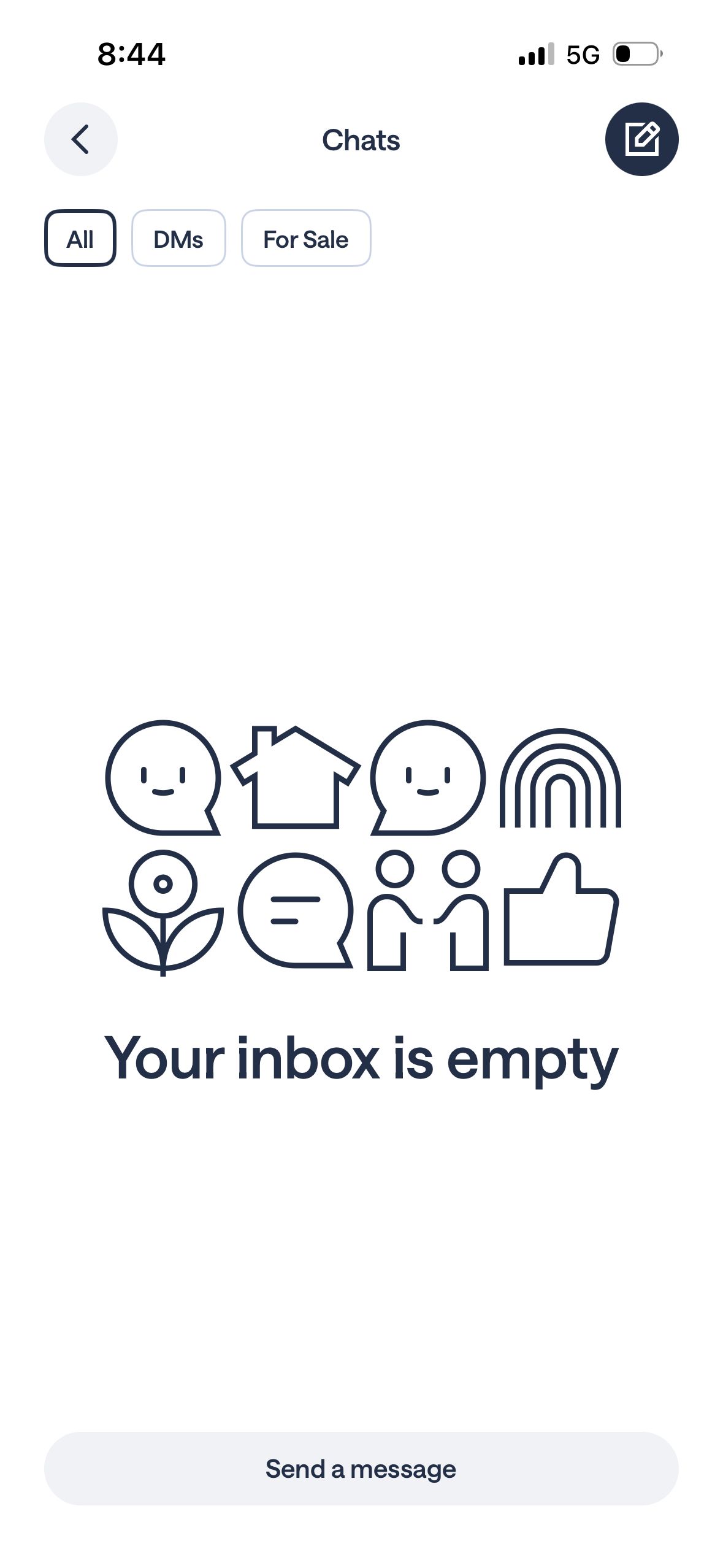 empty state (Nextdoor)