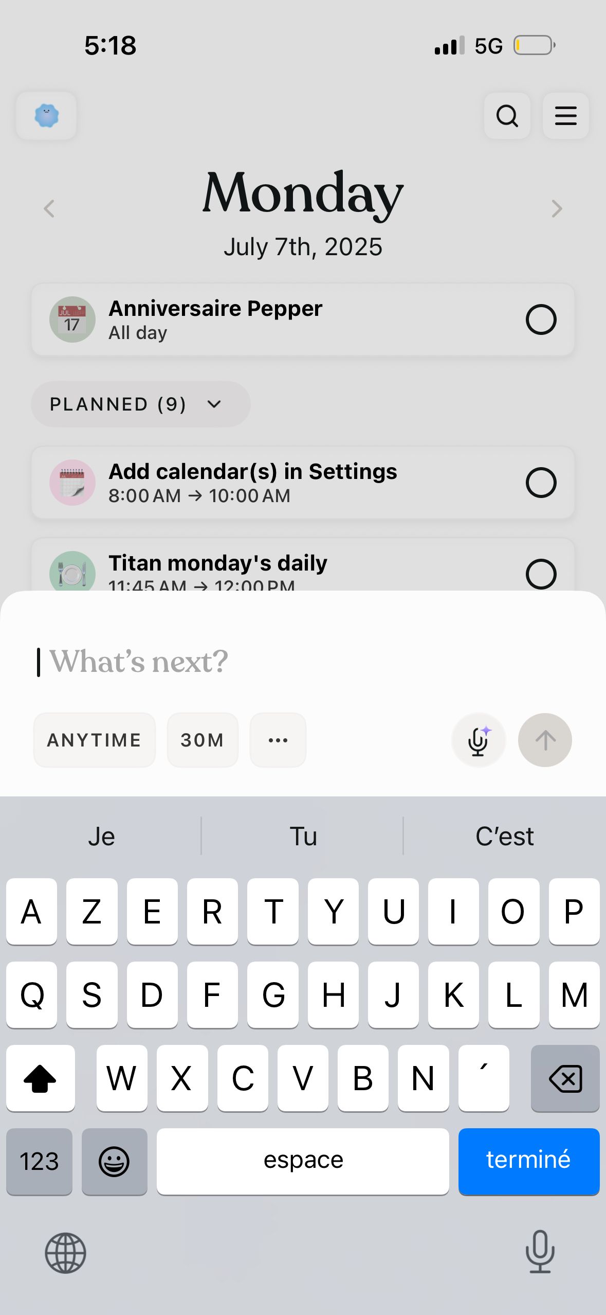Calendar (Tiimo)