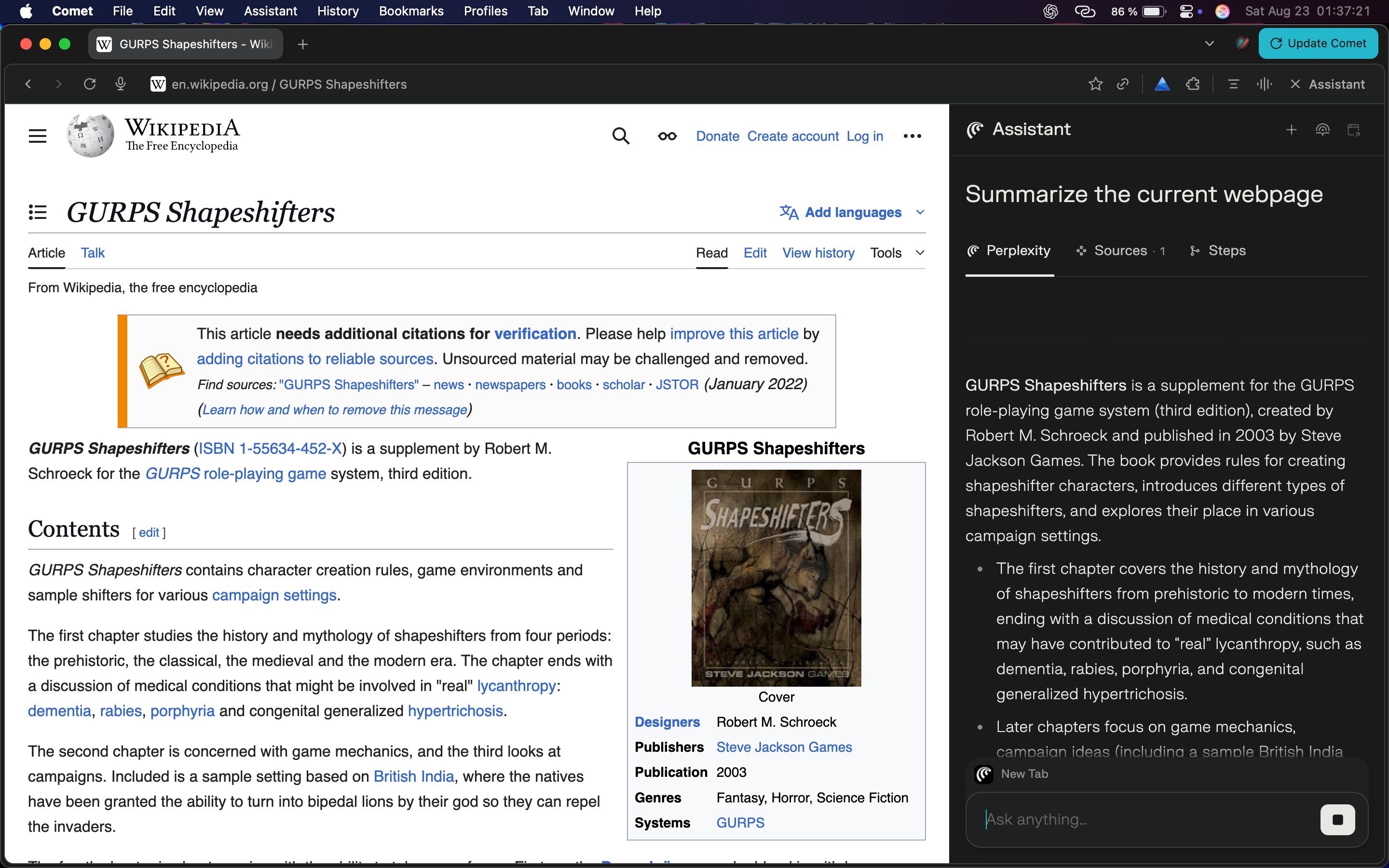 Article (Comet)