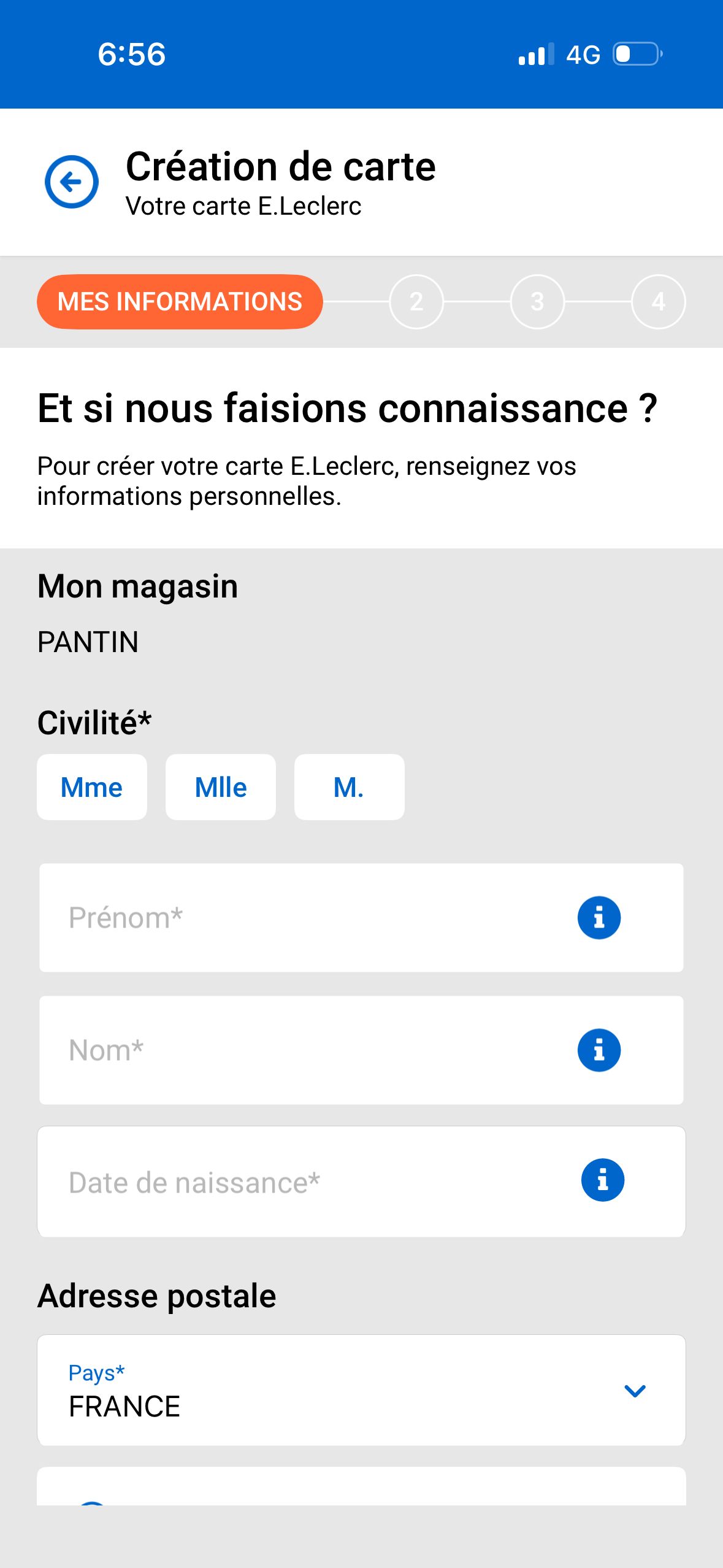 form (Mon E. Leclerc)