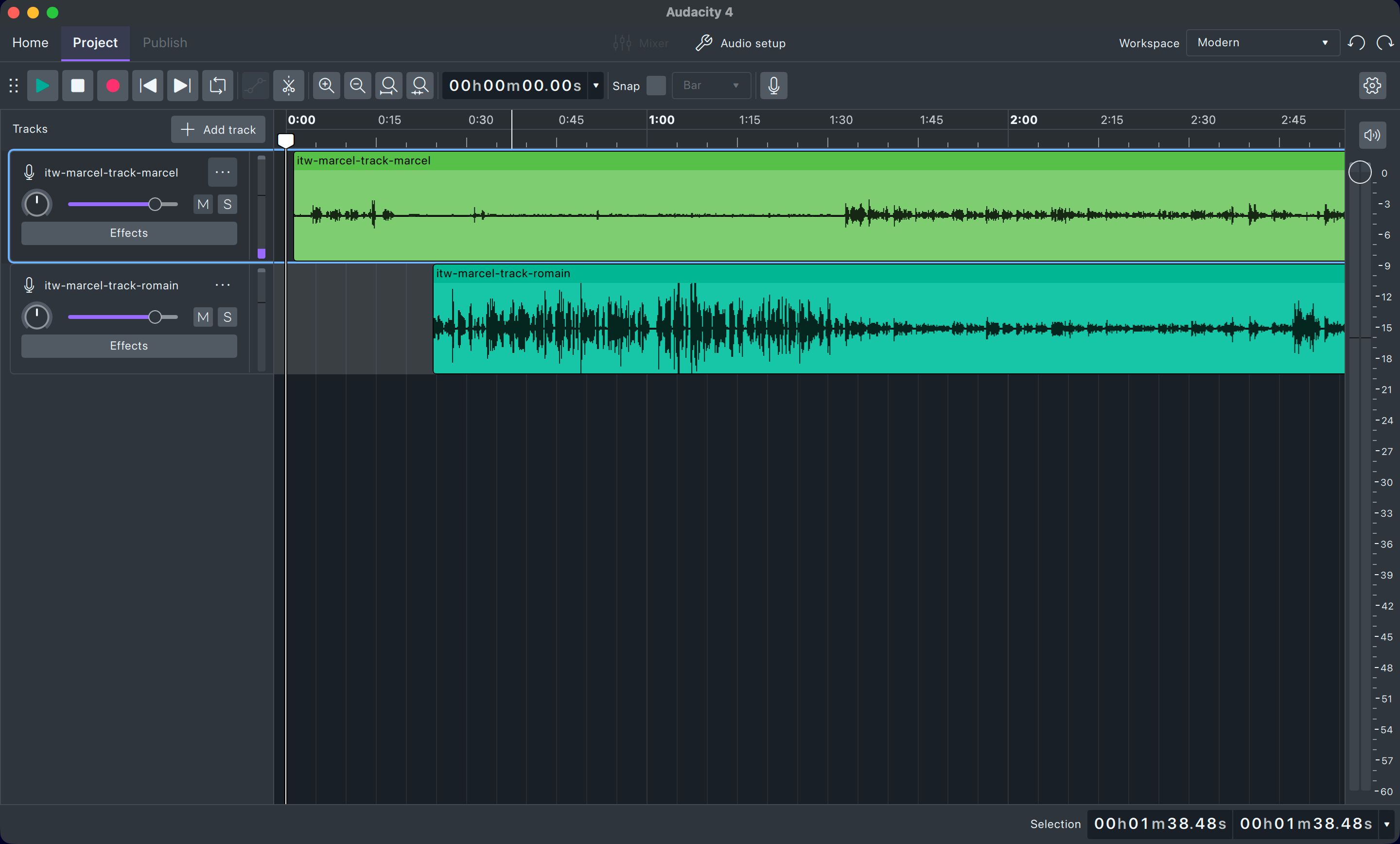 Audio Editor (Audacity 4)