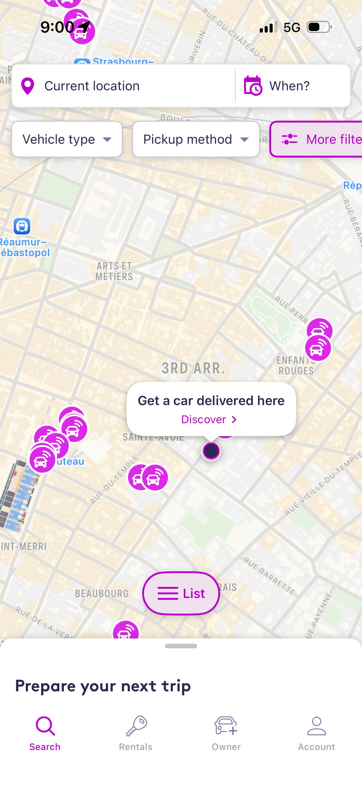 map (Getaround)
