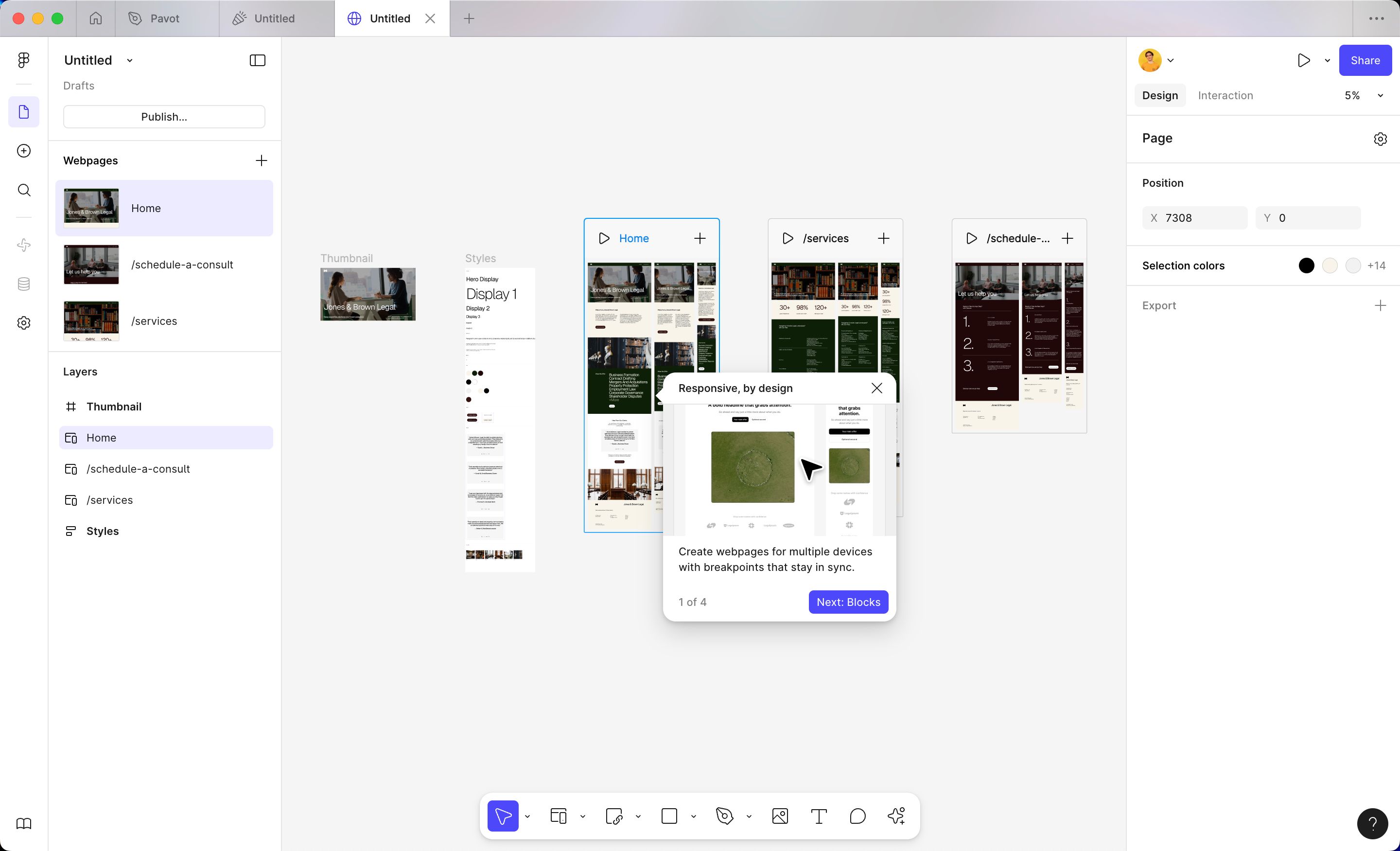 Design Tool (Figma Sites)