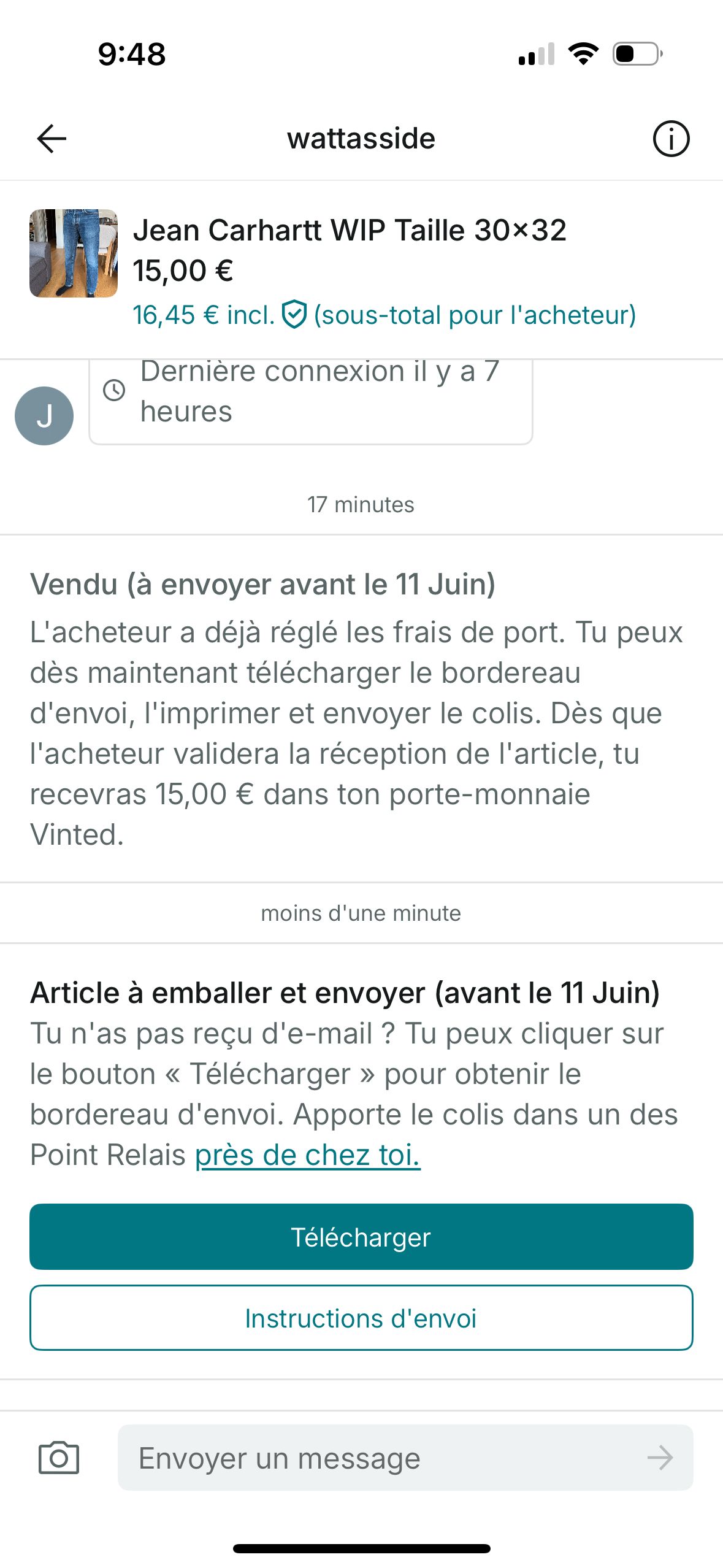 transactional (Vinted)