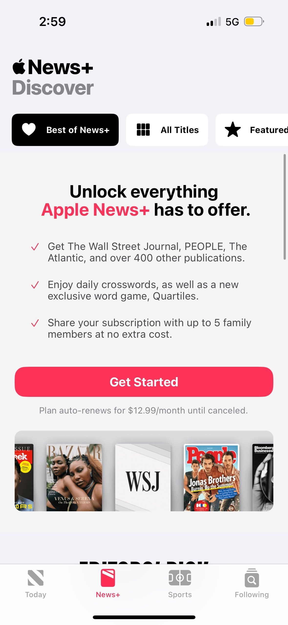 welcome (Apple News+)