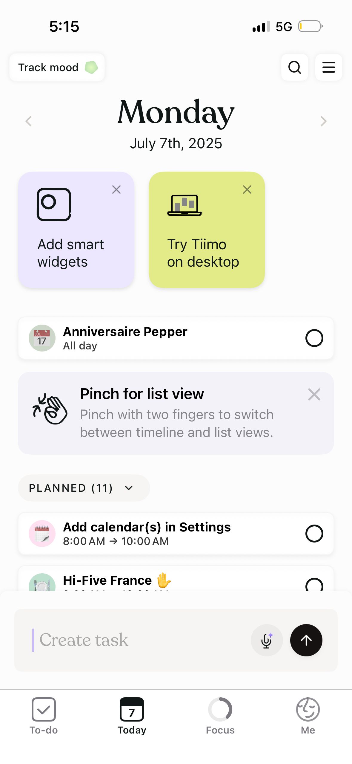 Task Management (Tiimo)