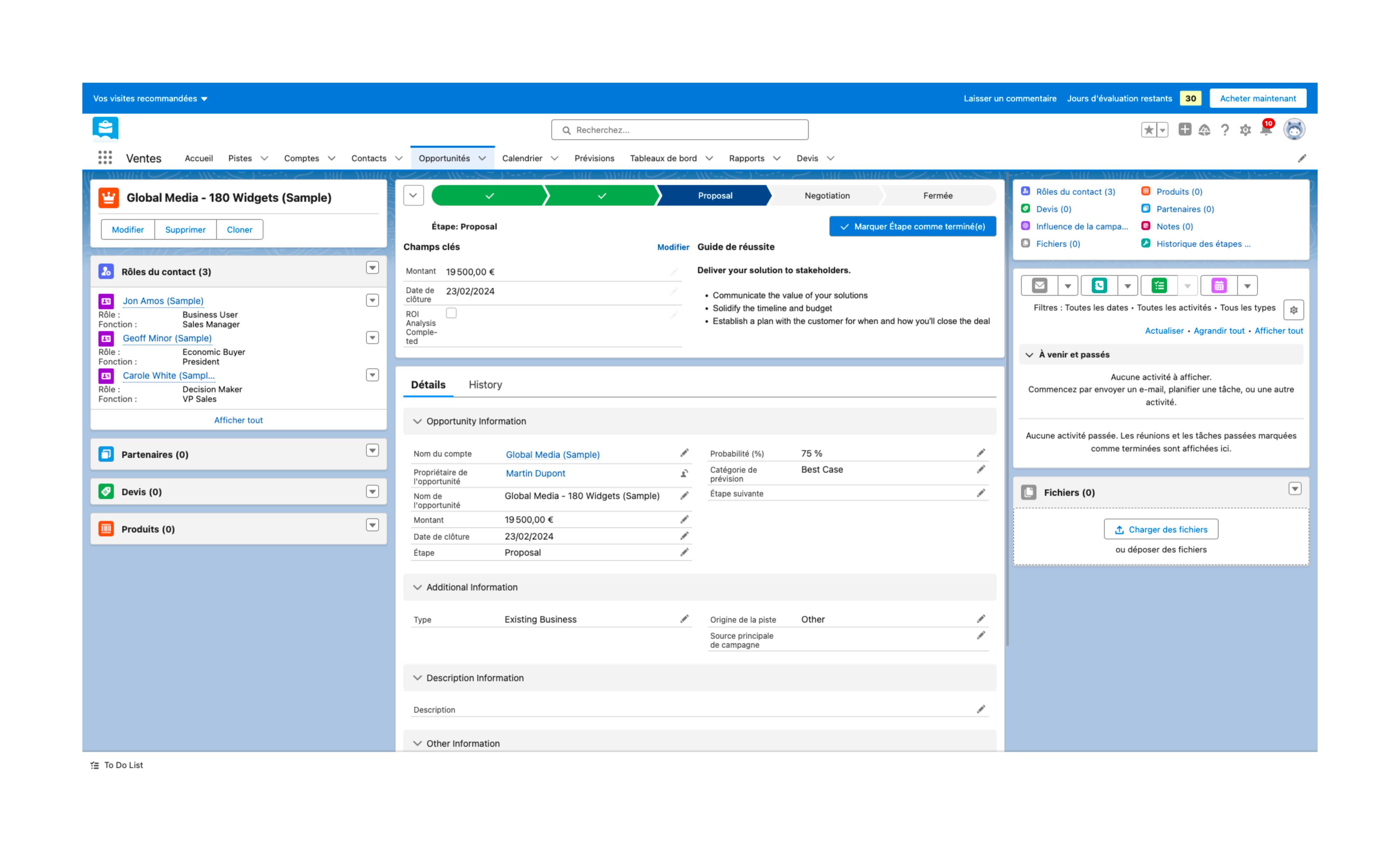 dashboard (Project Management Tool)