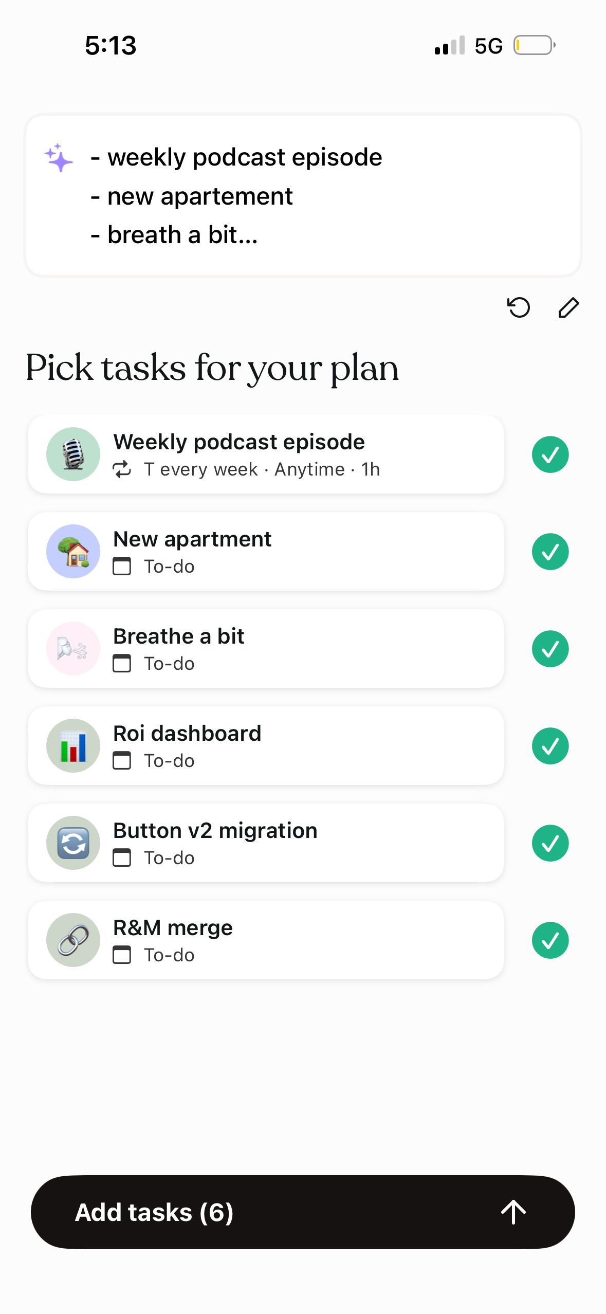 task list (Tiimo)