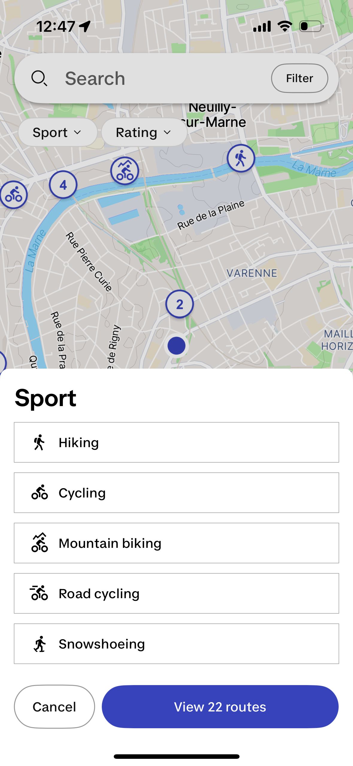 Map (Decathlon Outdoor)