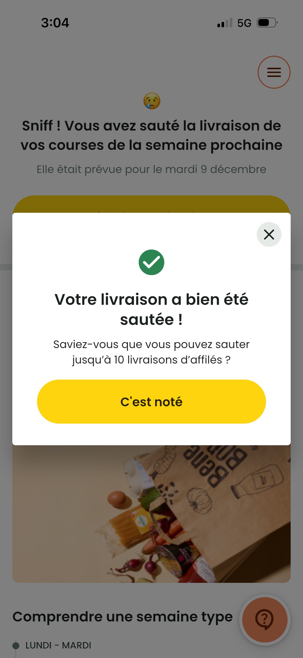 confirmation dialog (Bene bono)