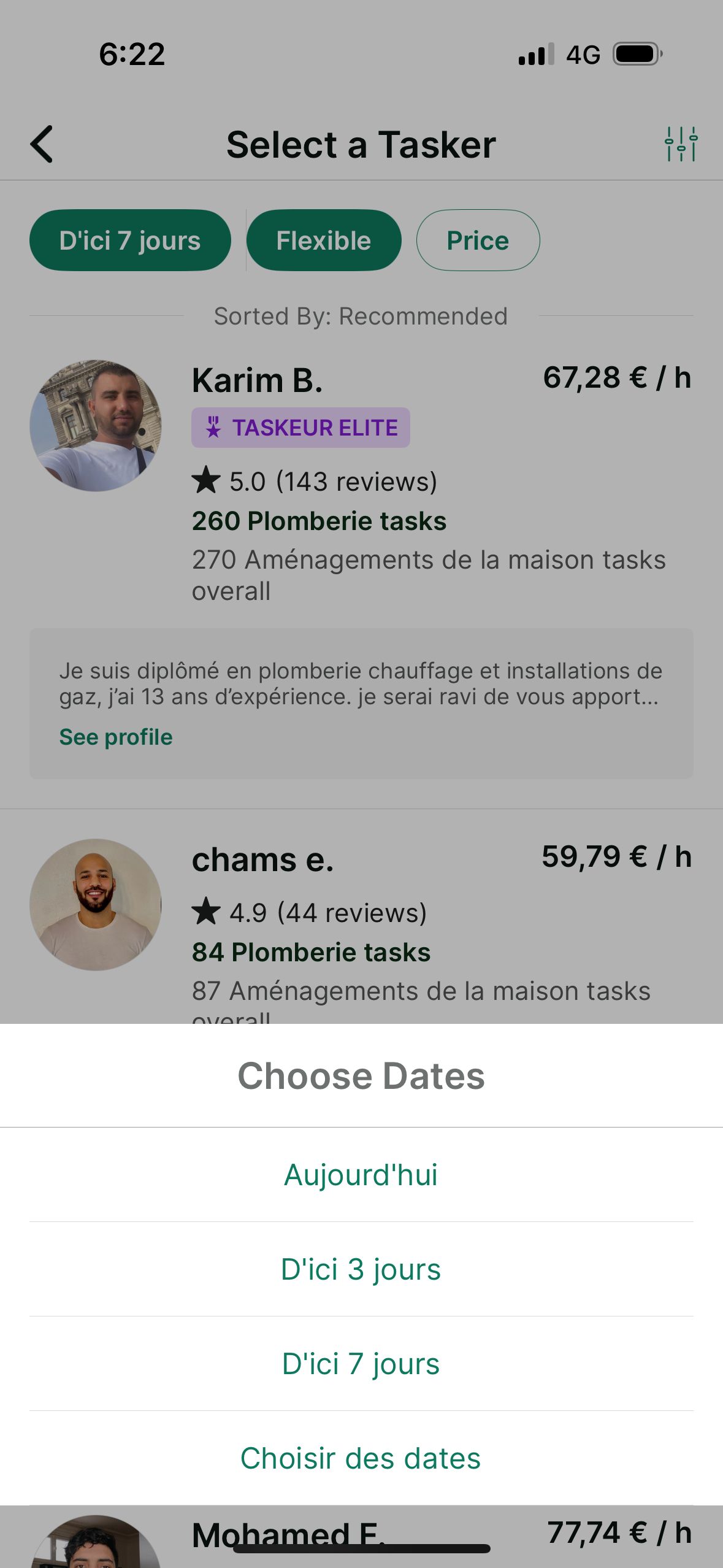 List (TaskRabbit)