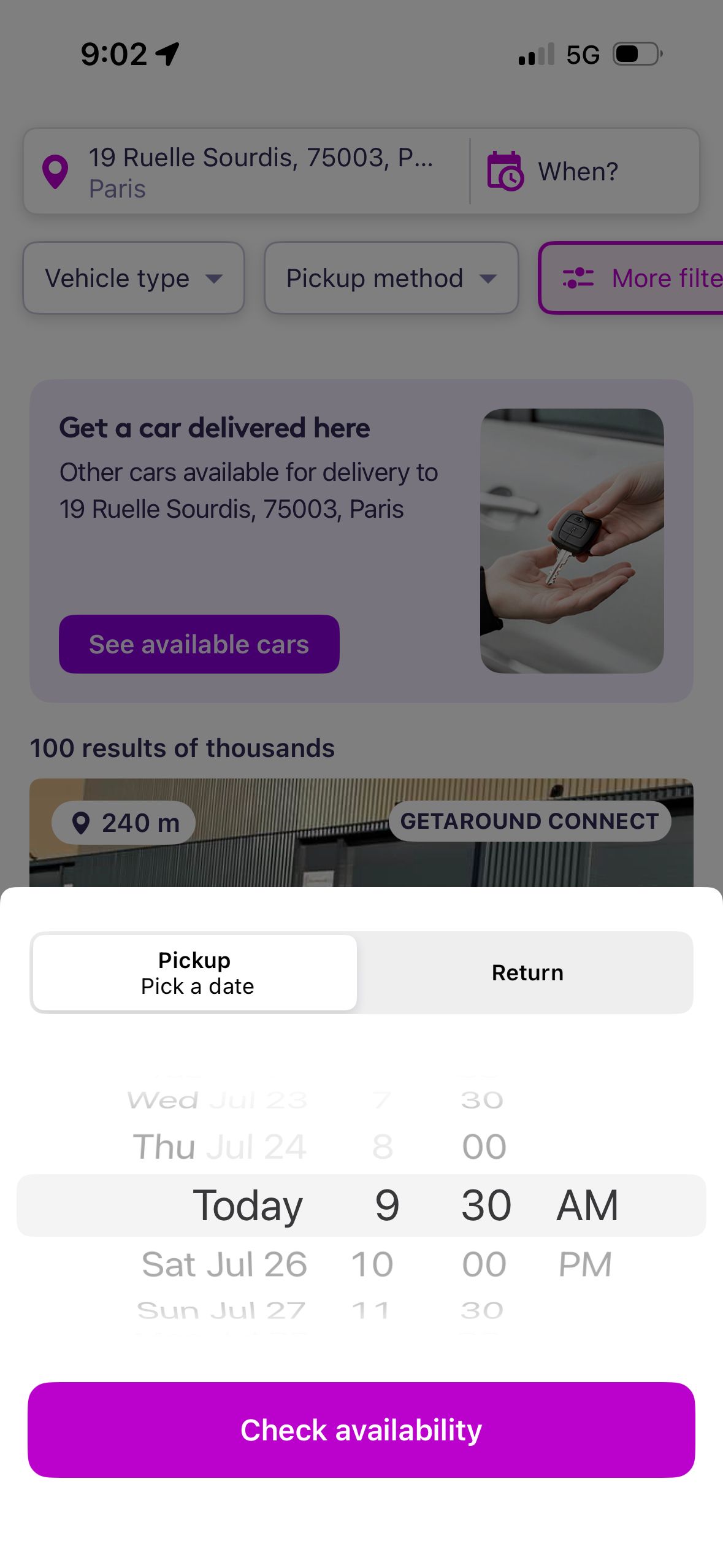 Date Picker (Getaround)