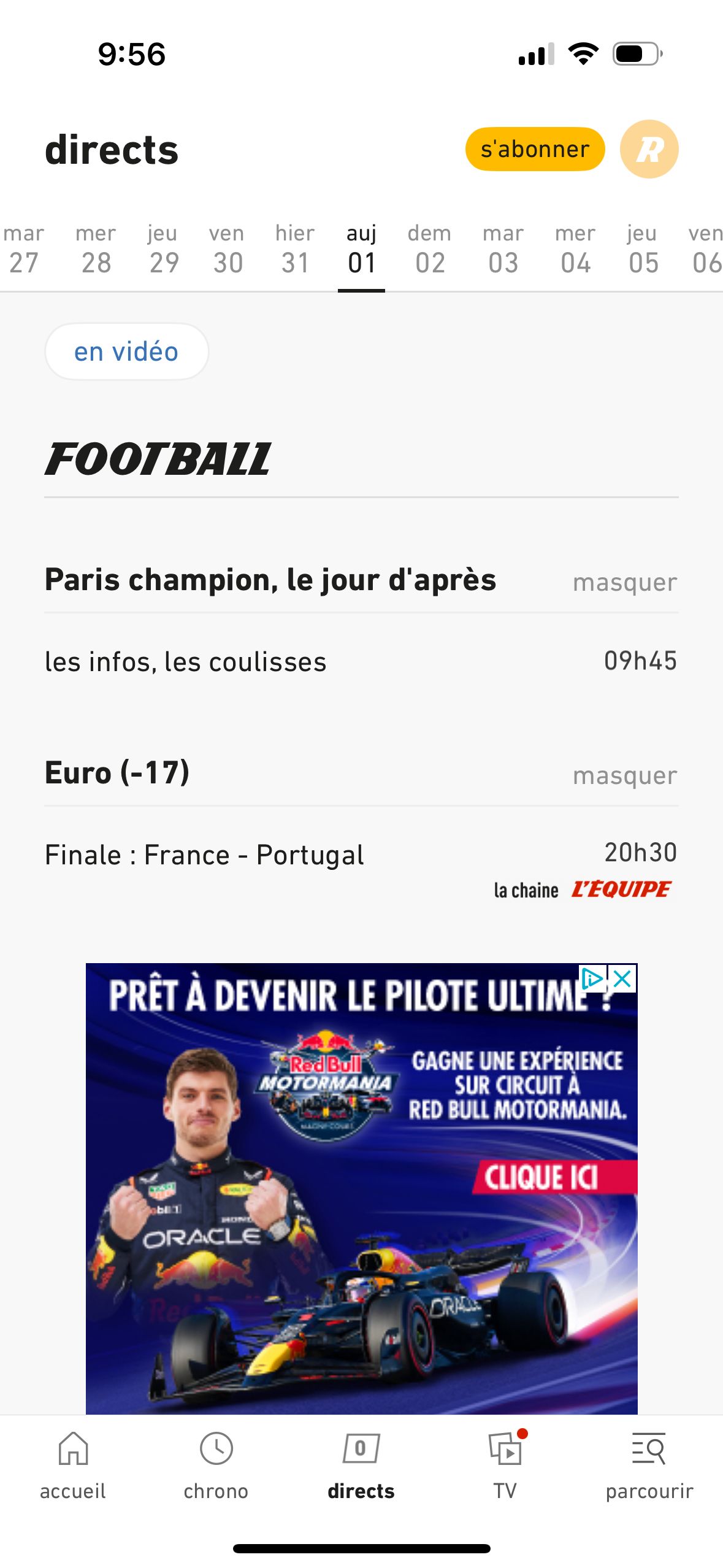 news (L'Équipe)