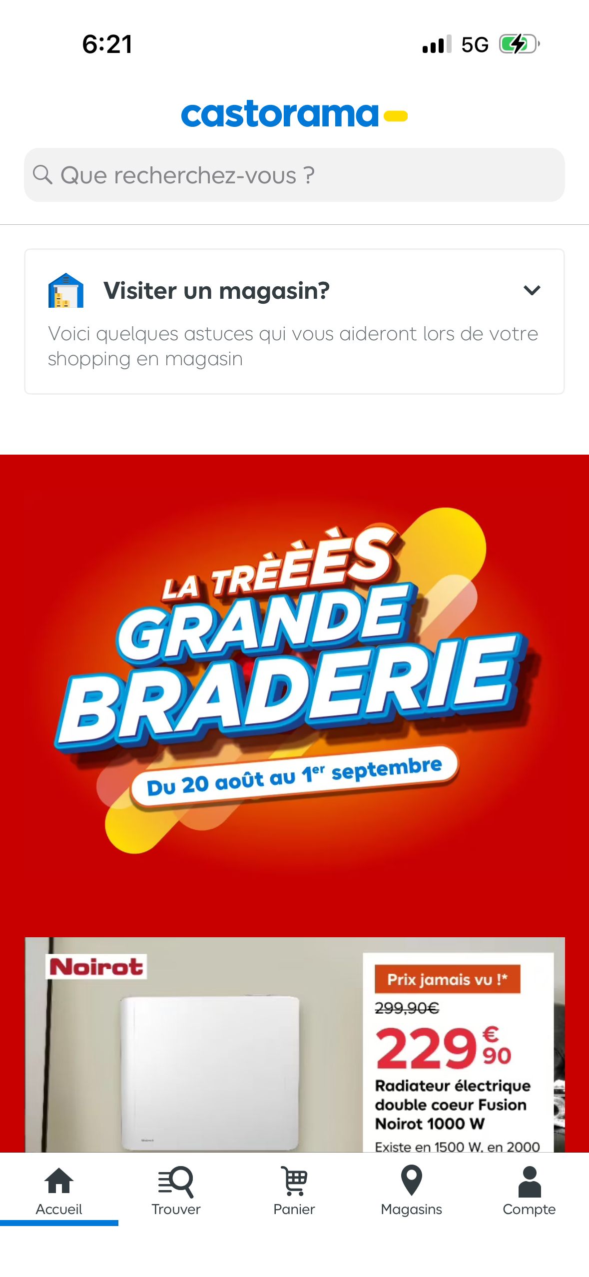 e-commerce (Castorama)