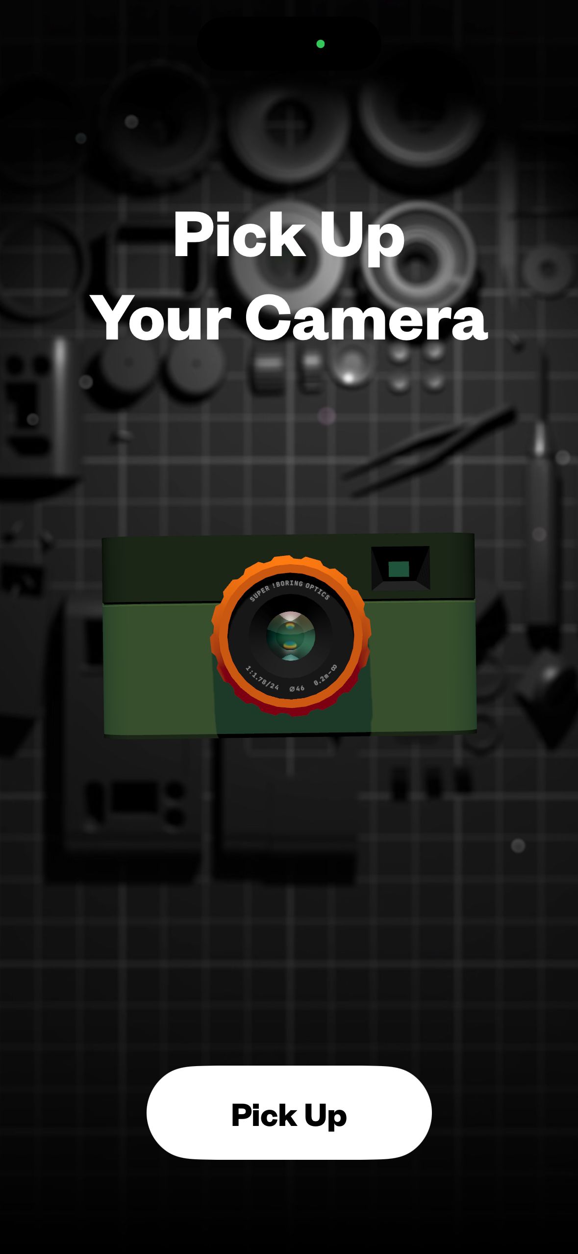 splash screen (!Camera)