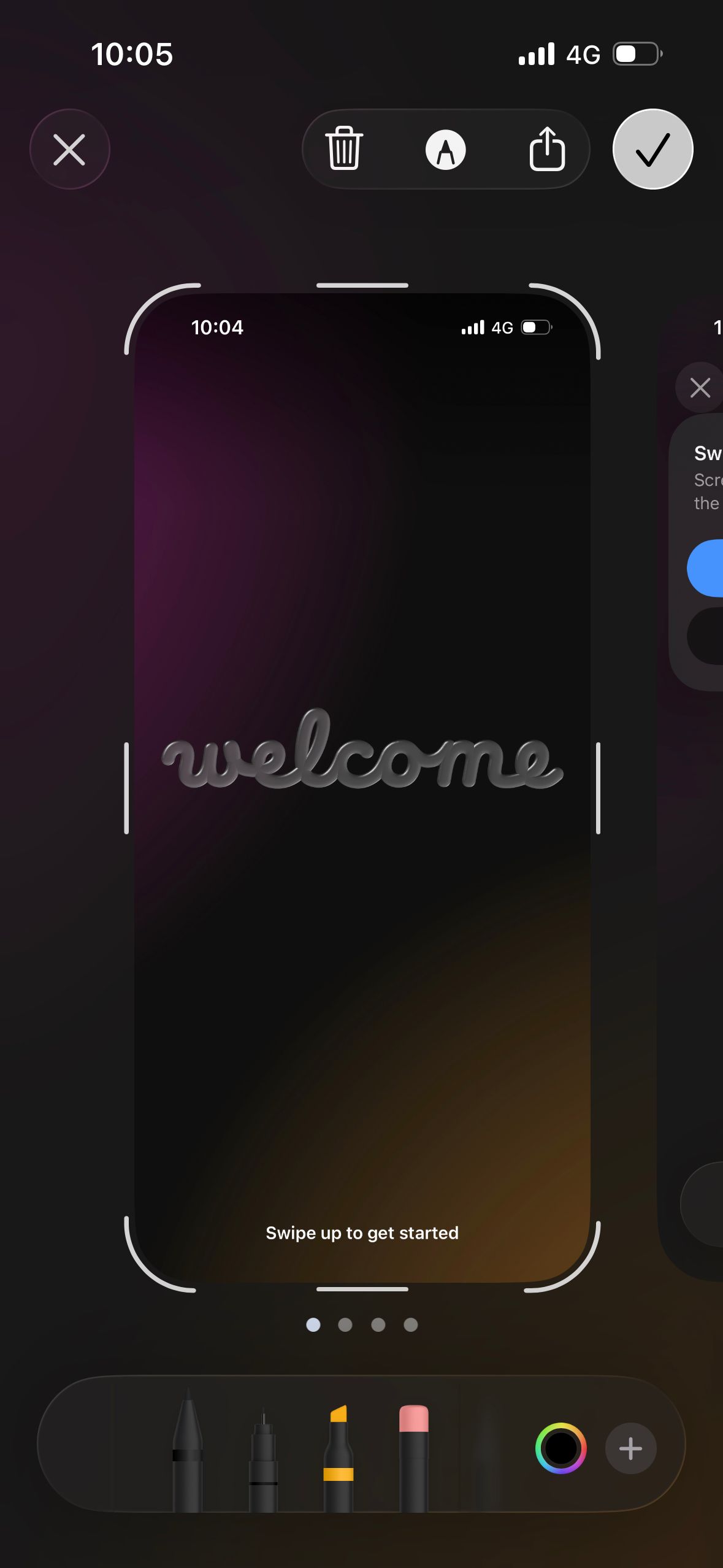Welcome Screen Editor (Screenshots iOS26)