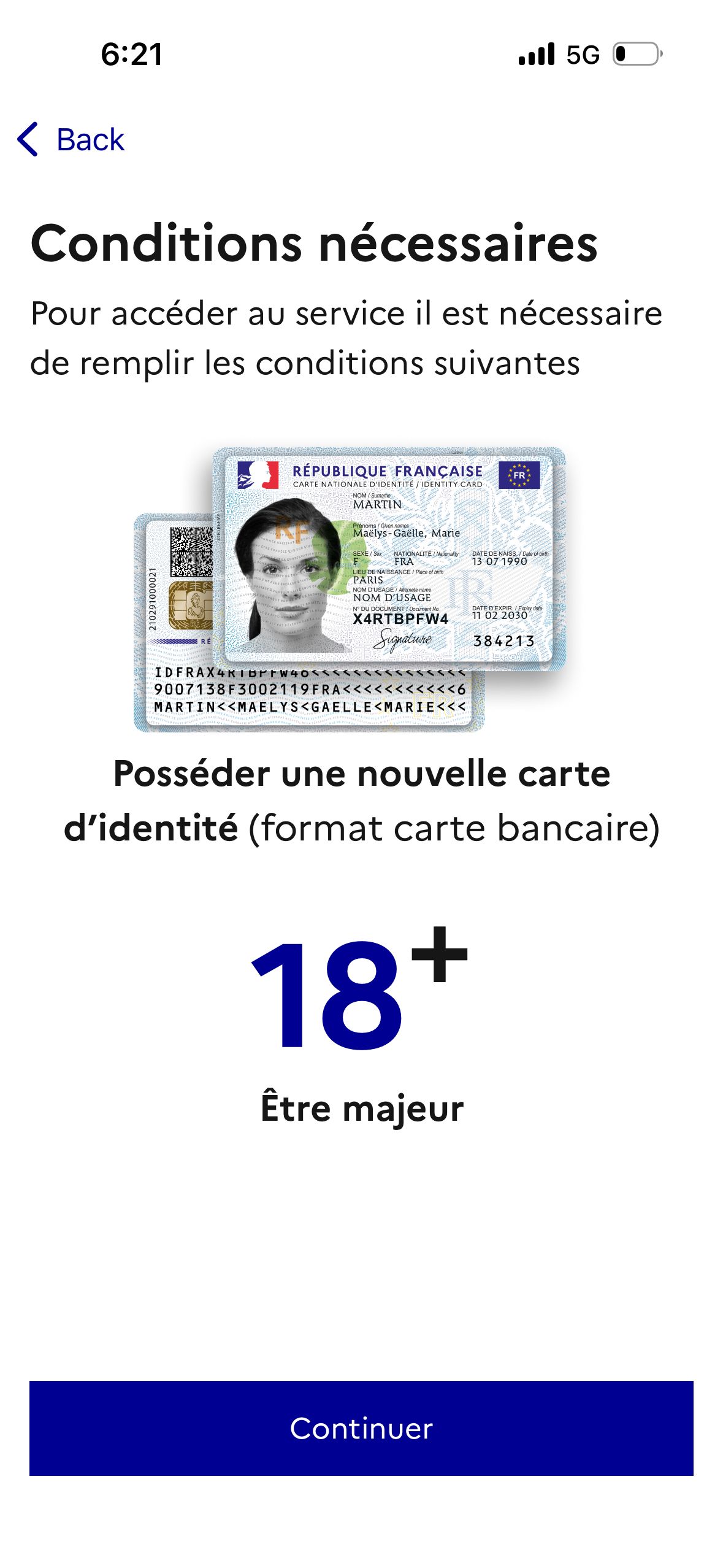 Onboarding (France identité)