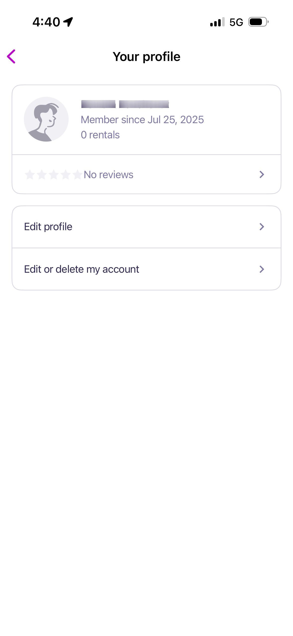 Profile (Getaround)