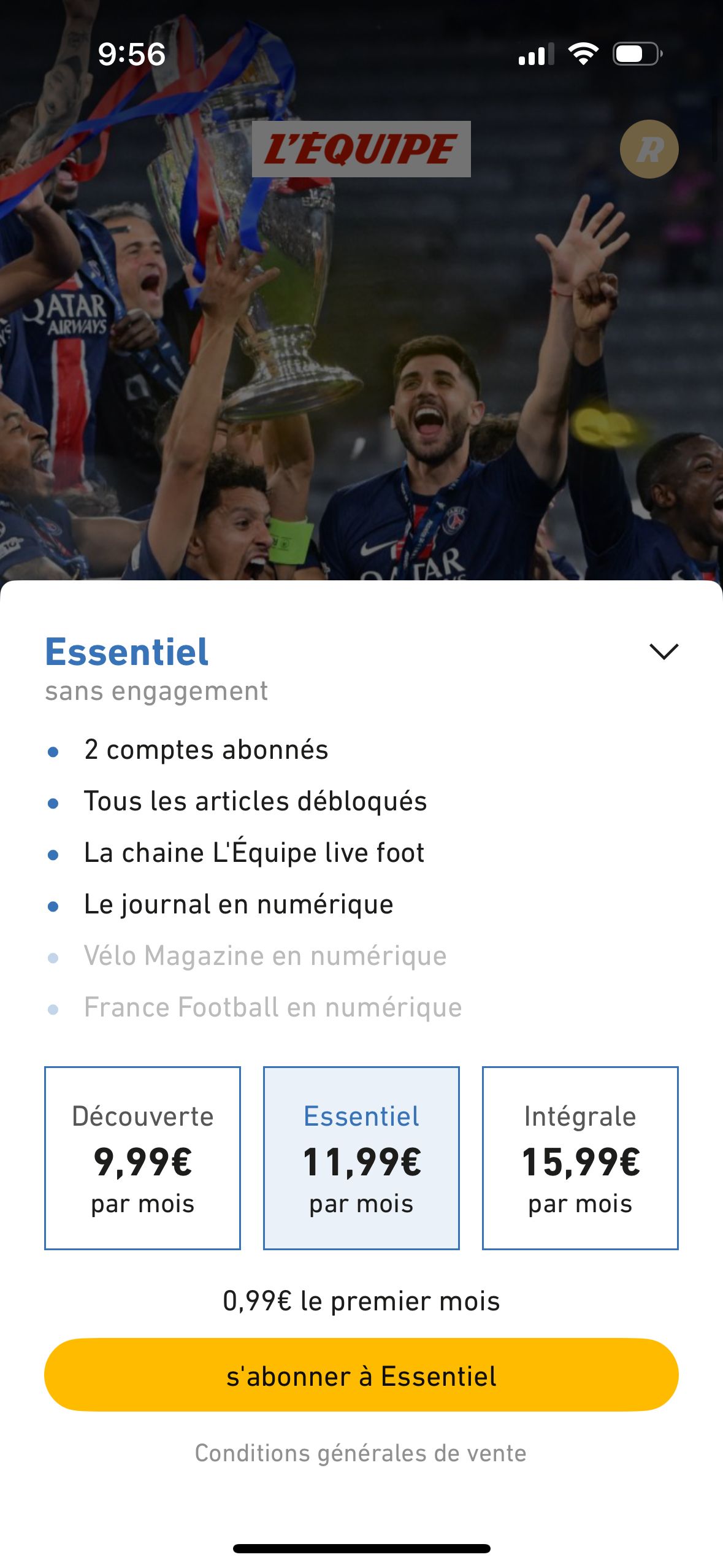 Pricing (L'Équipe)