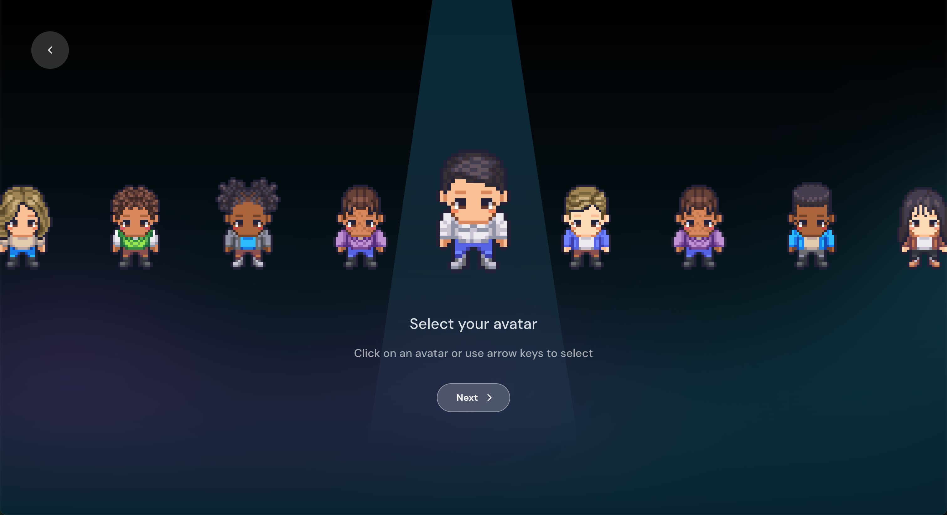 avatar selection (Avatar Selector)