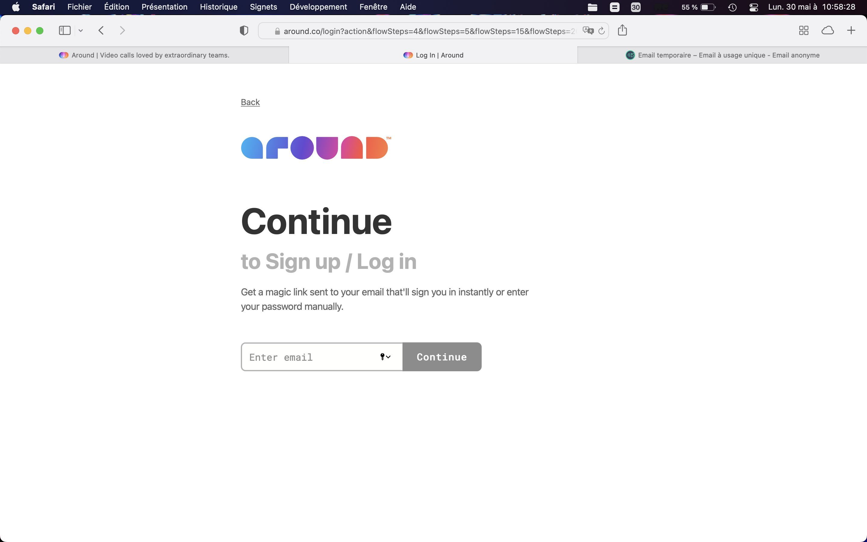 login (Around)