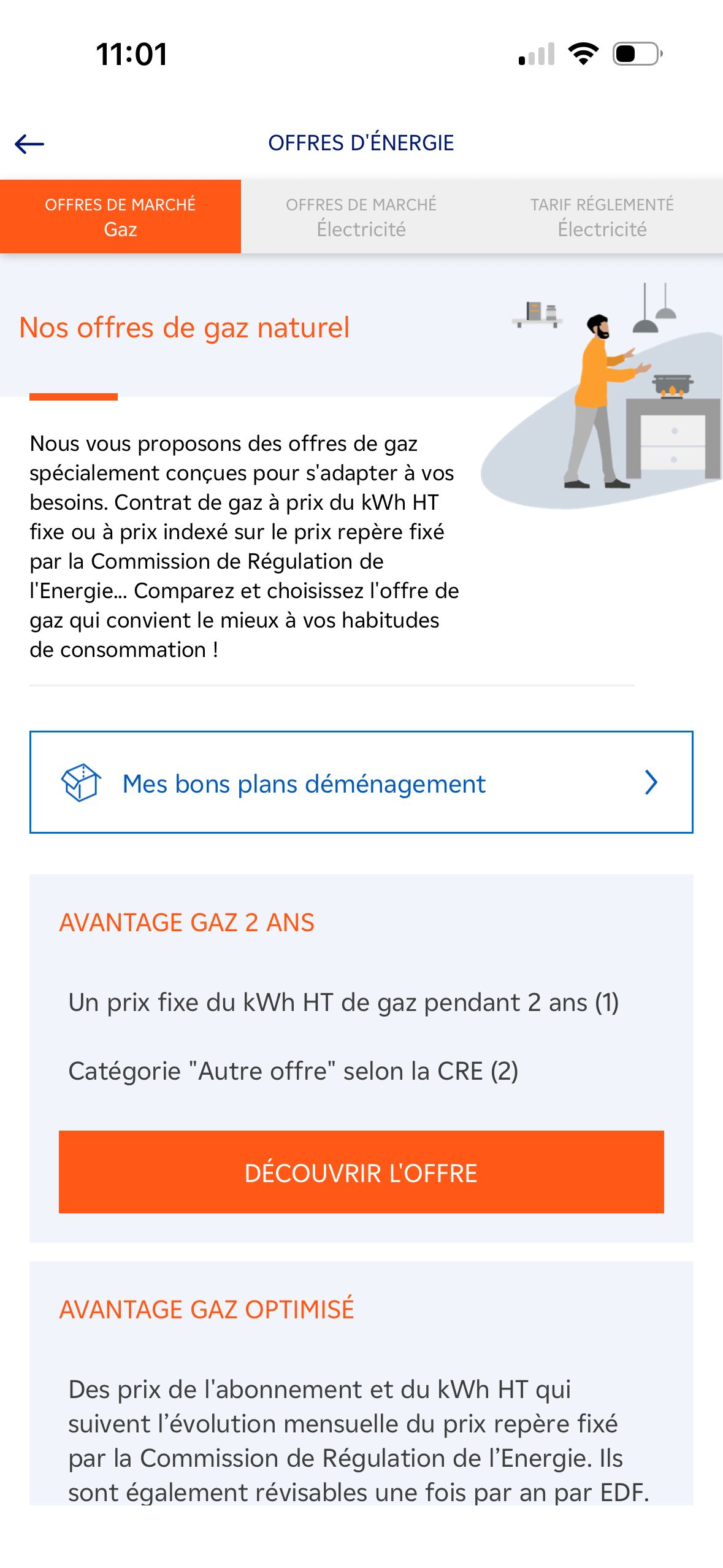 Product Selection (EDF & Moi)
