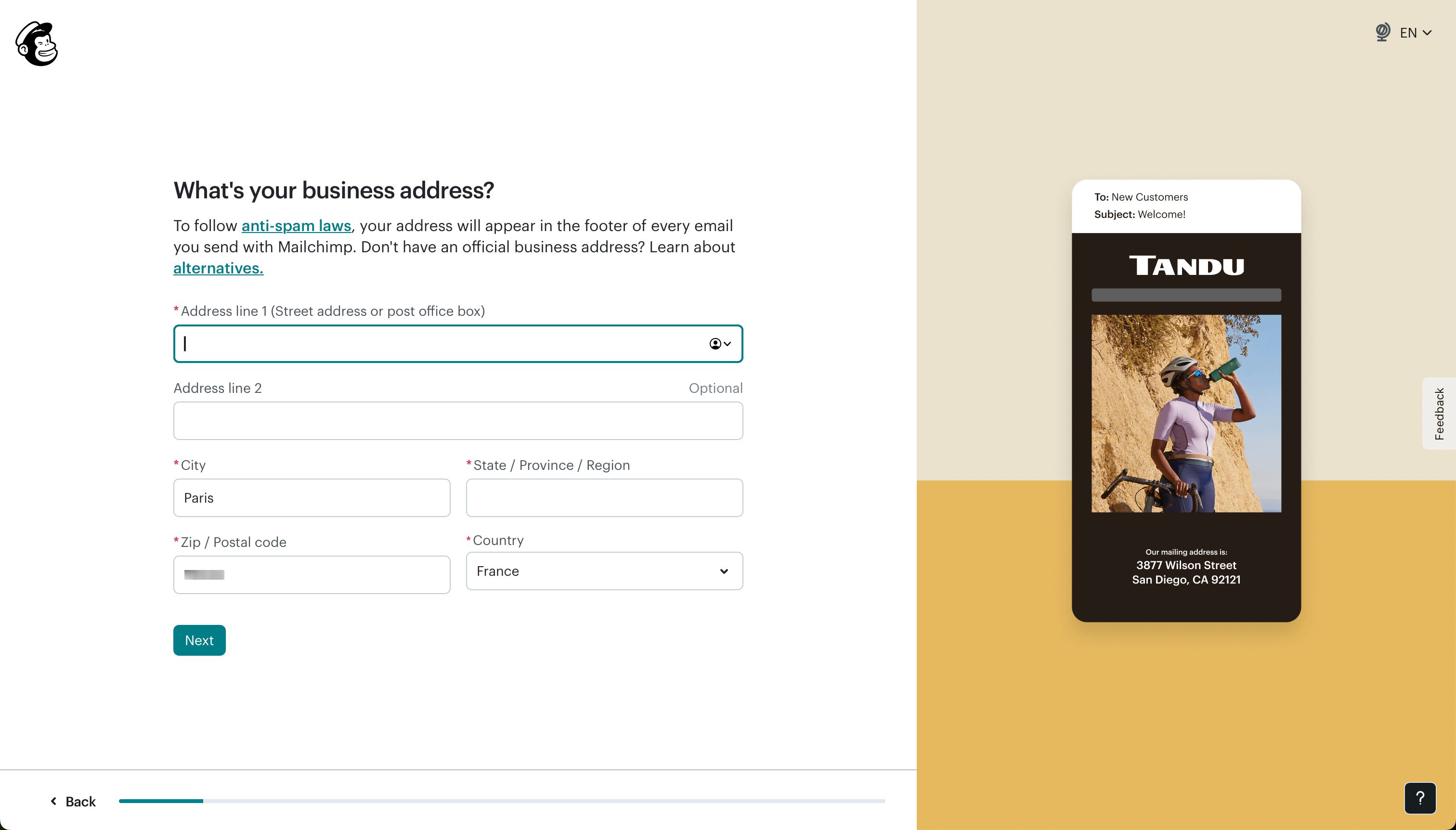 Form (Mailchimp)