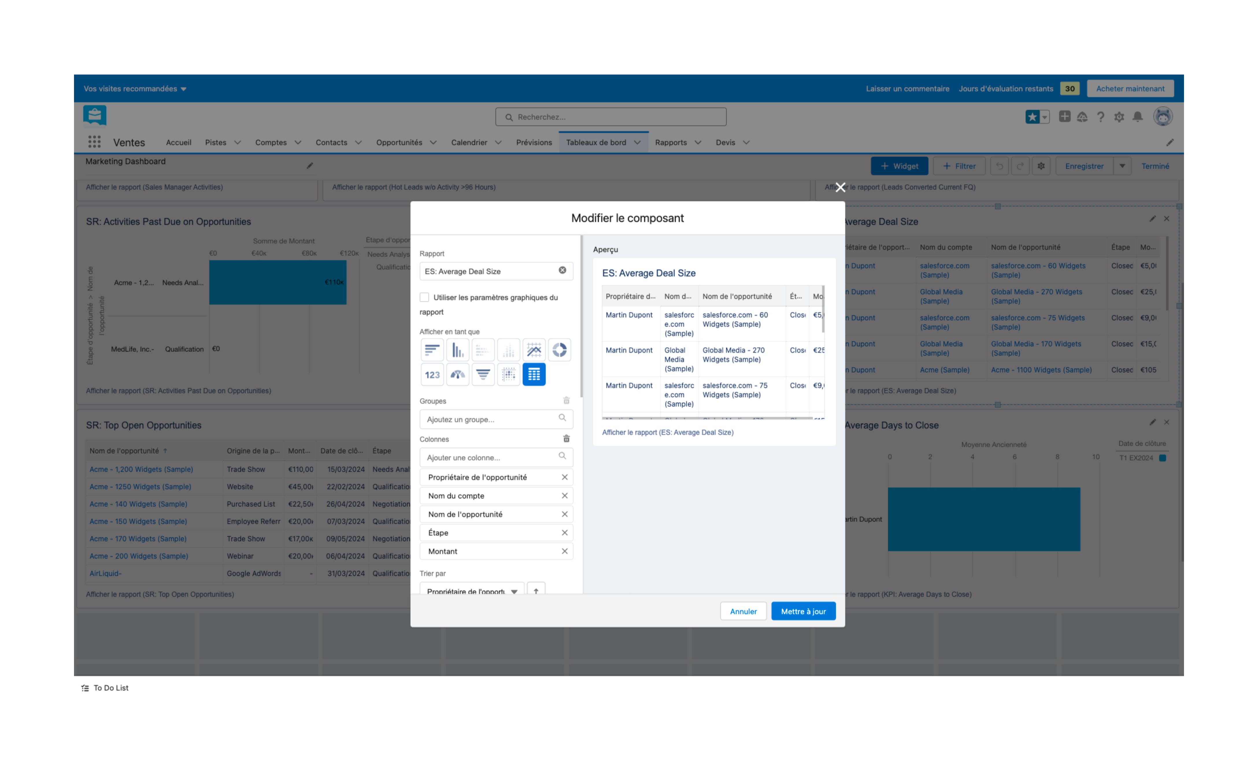 dialog (Sales Dashboard)