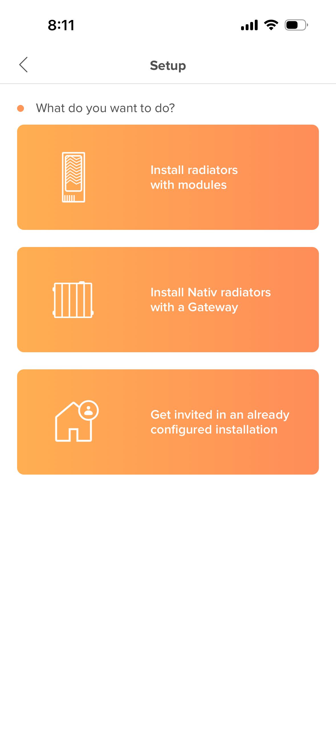 Setup/Configuration (Intuis Connect Netatmo)