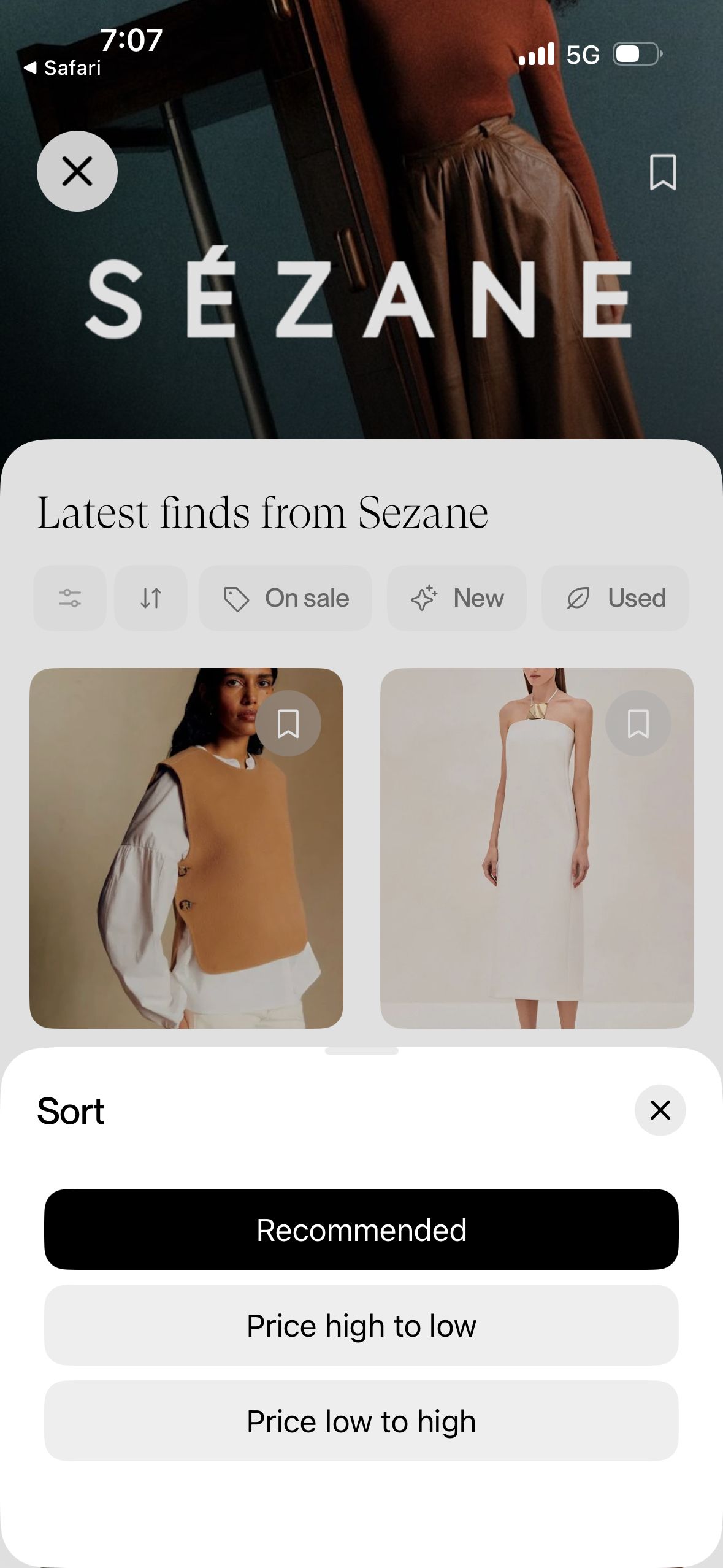 product listing (Phia)