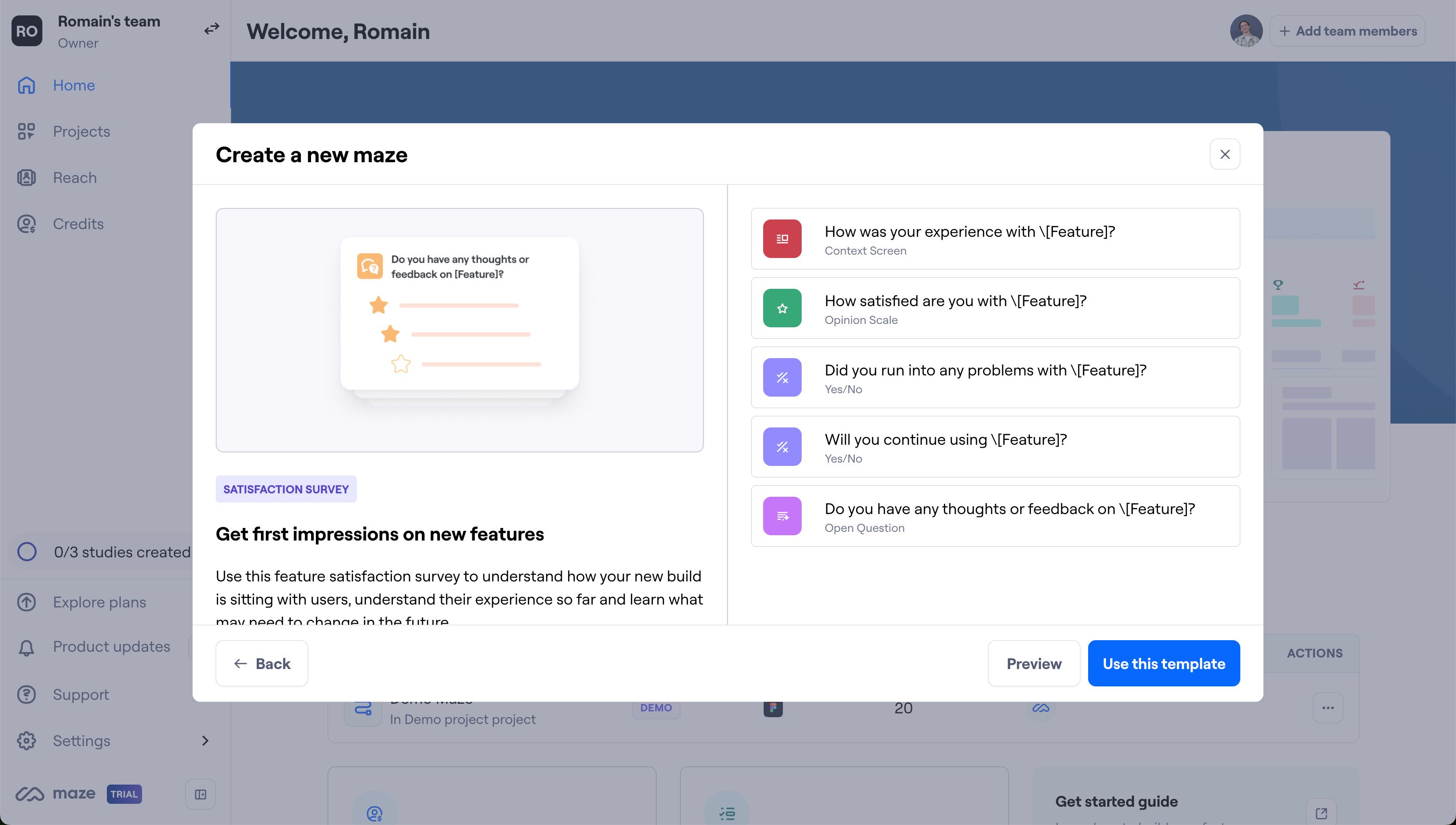 Modal (Maze)