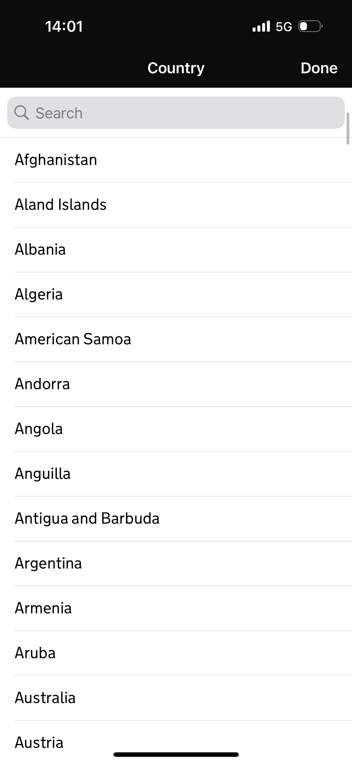 list picker (UK ETA)
