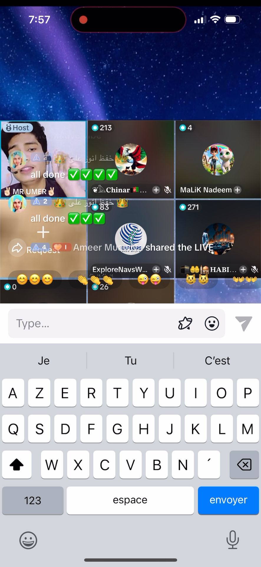 live chat (TikTok)