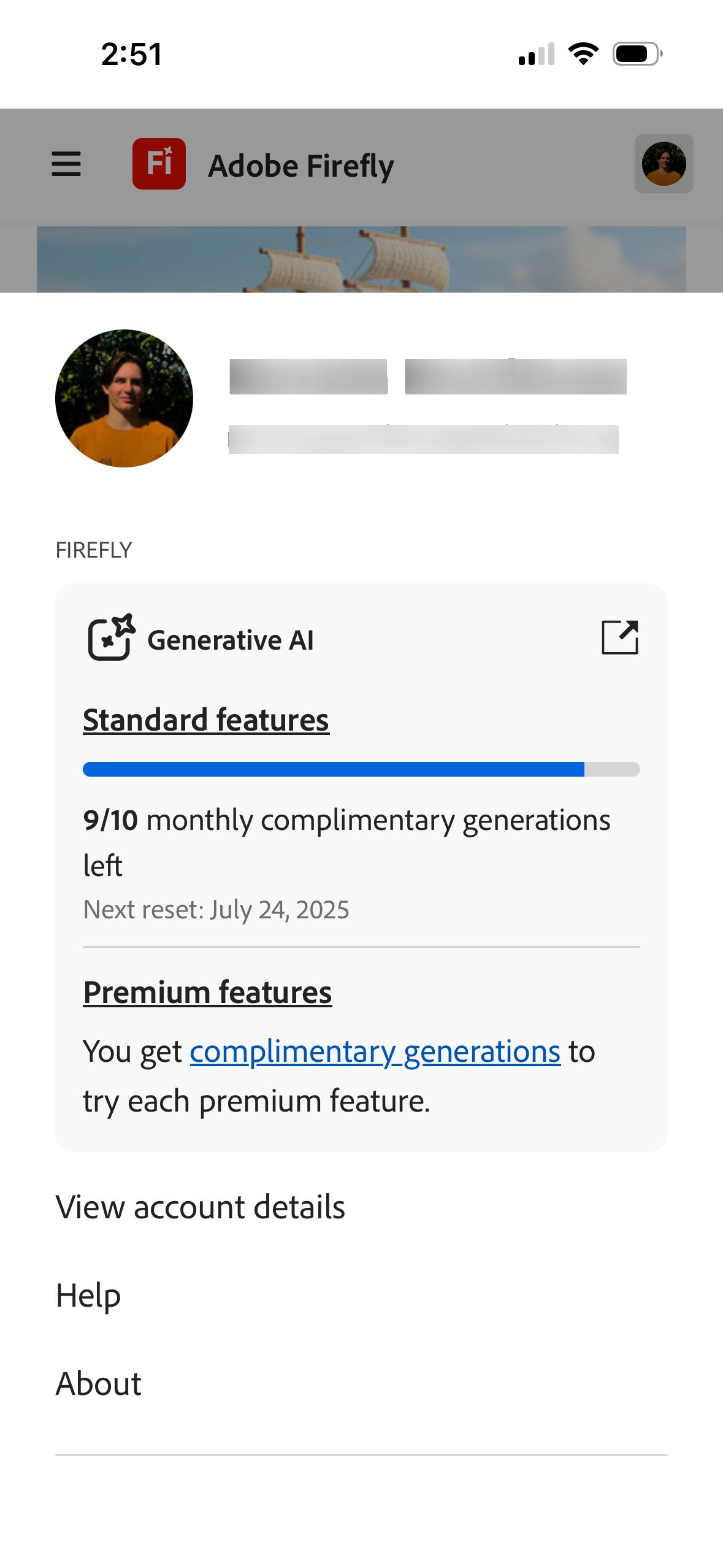 account (Adobe Firefly)