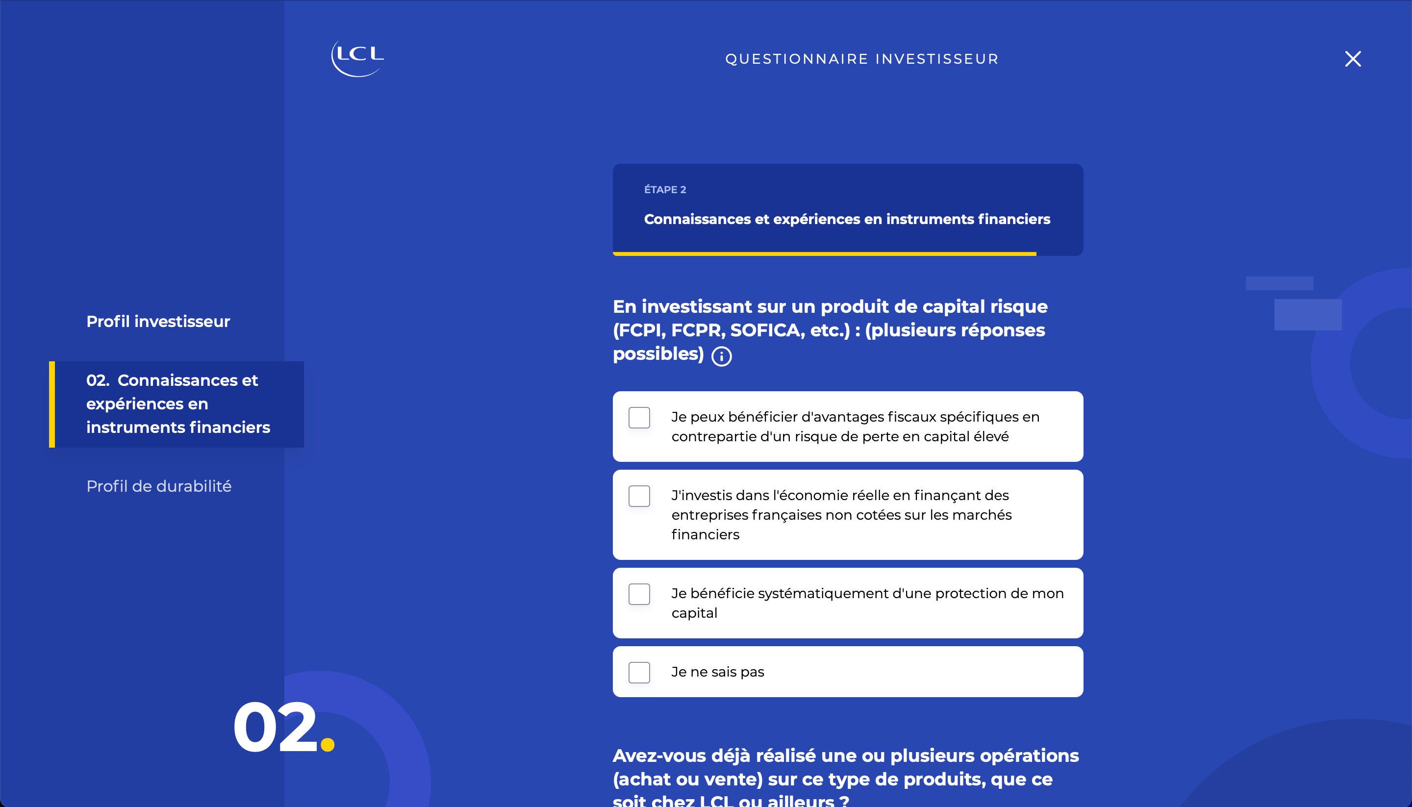 form (LCL Bourse)