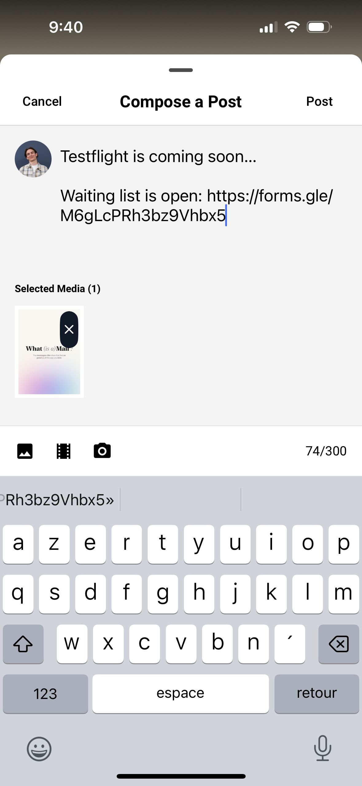 Social Media Post Creation (Surf)