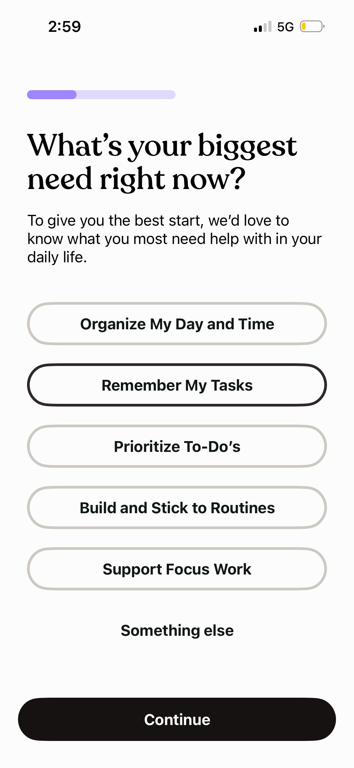 Onboarding (Tiimo)