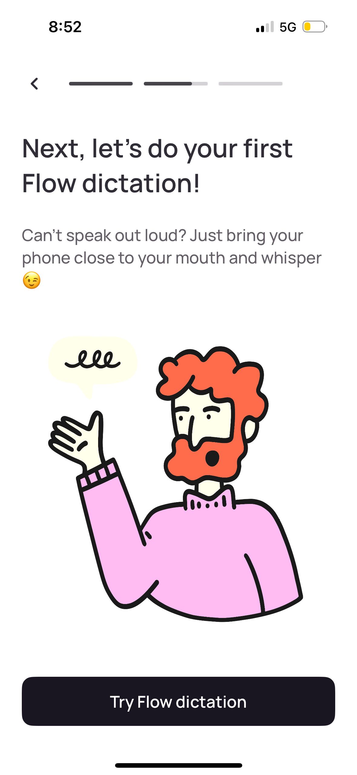 onboarding (Wispr Flow)