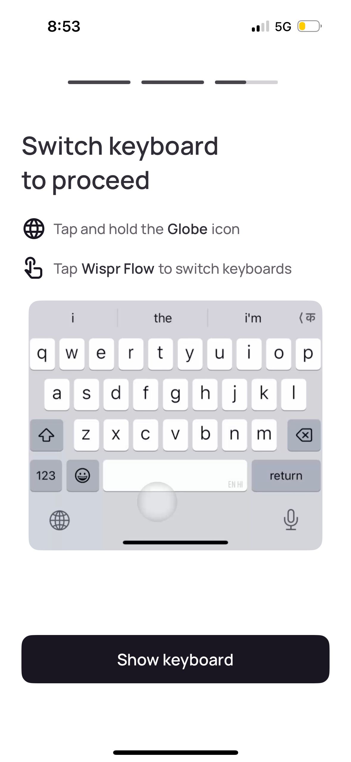 Keyboard Switch Instruction (Wispr Flow)