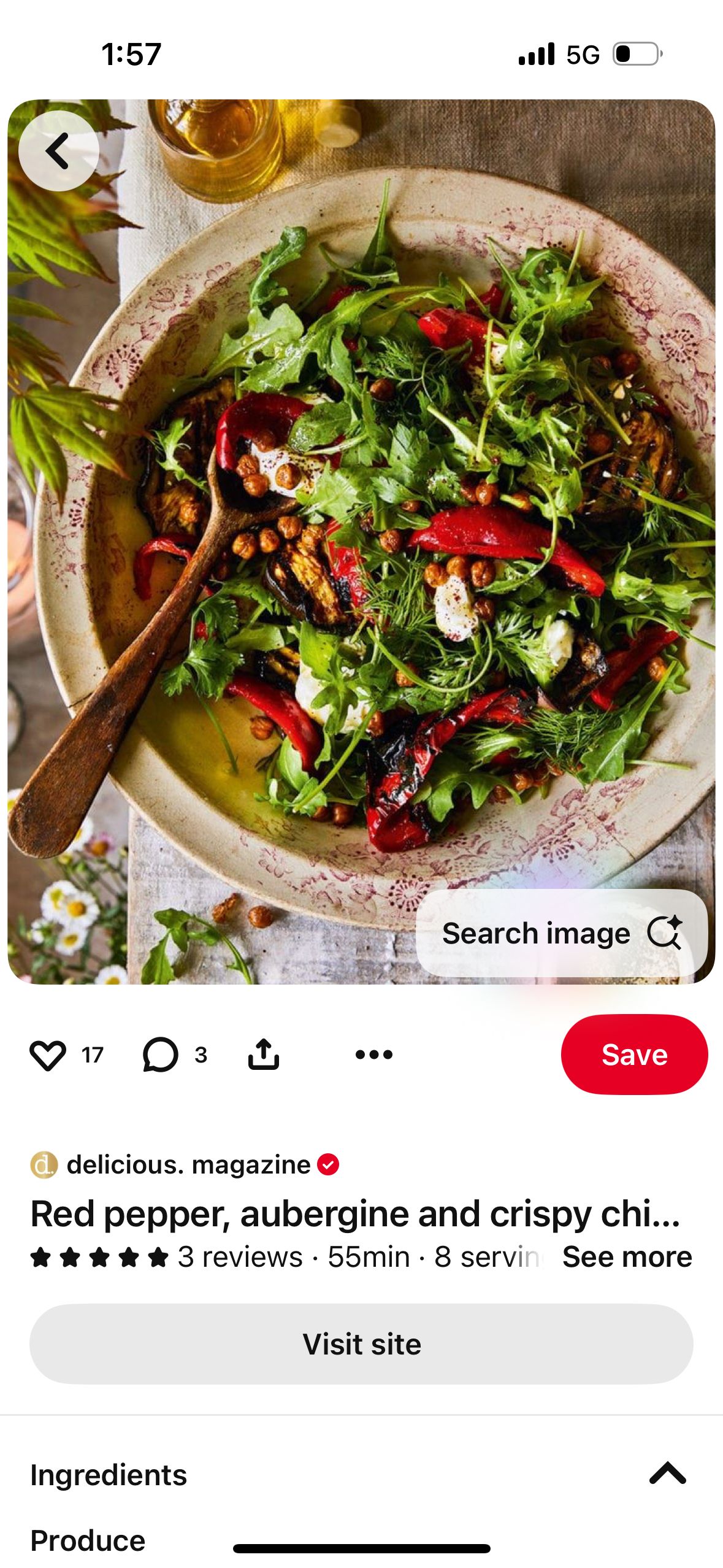 Recipe Card (Pinterest)