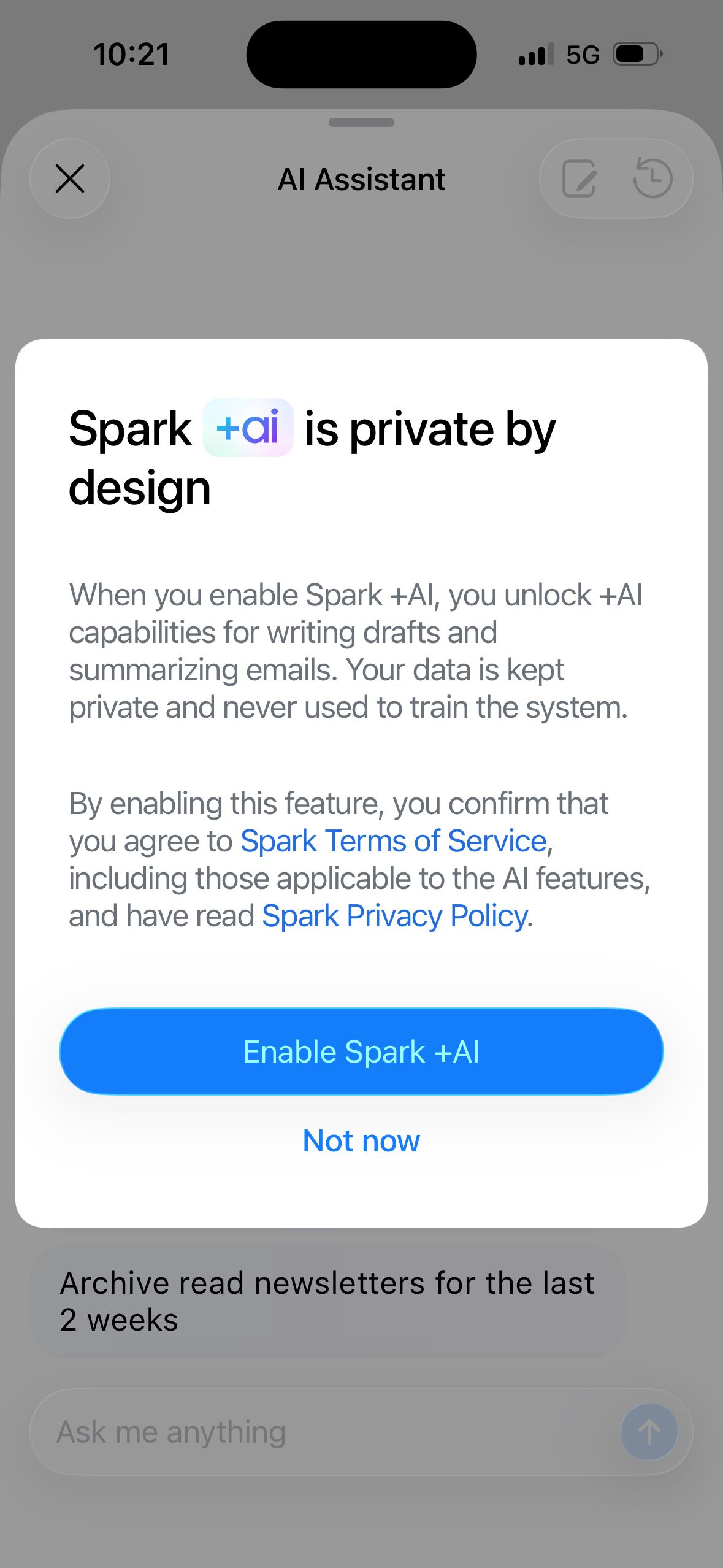 Modal (Spark)