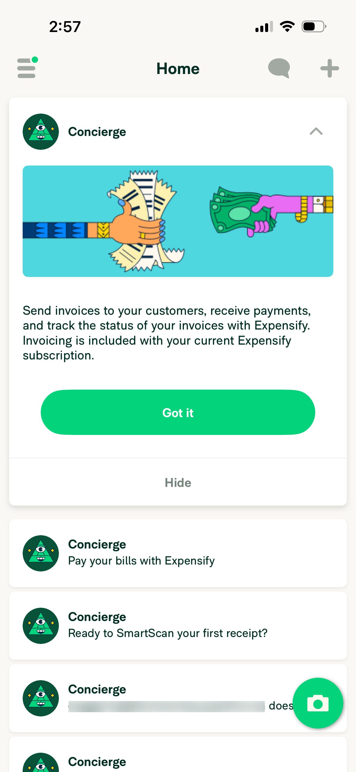 notification (Expensify)