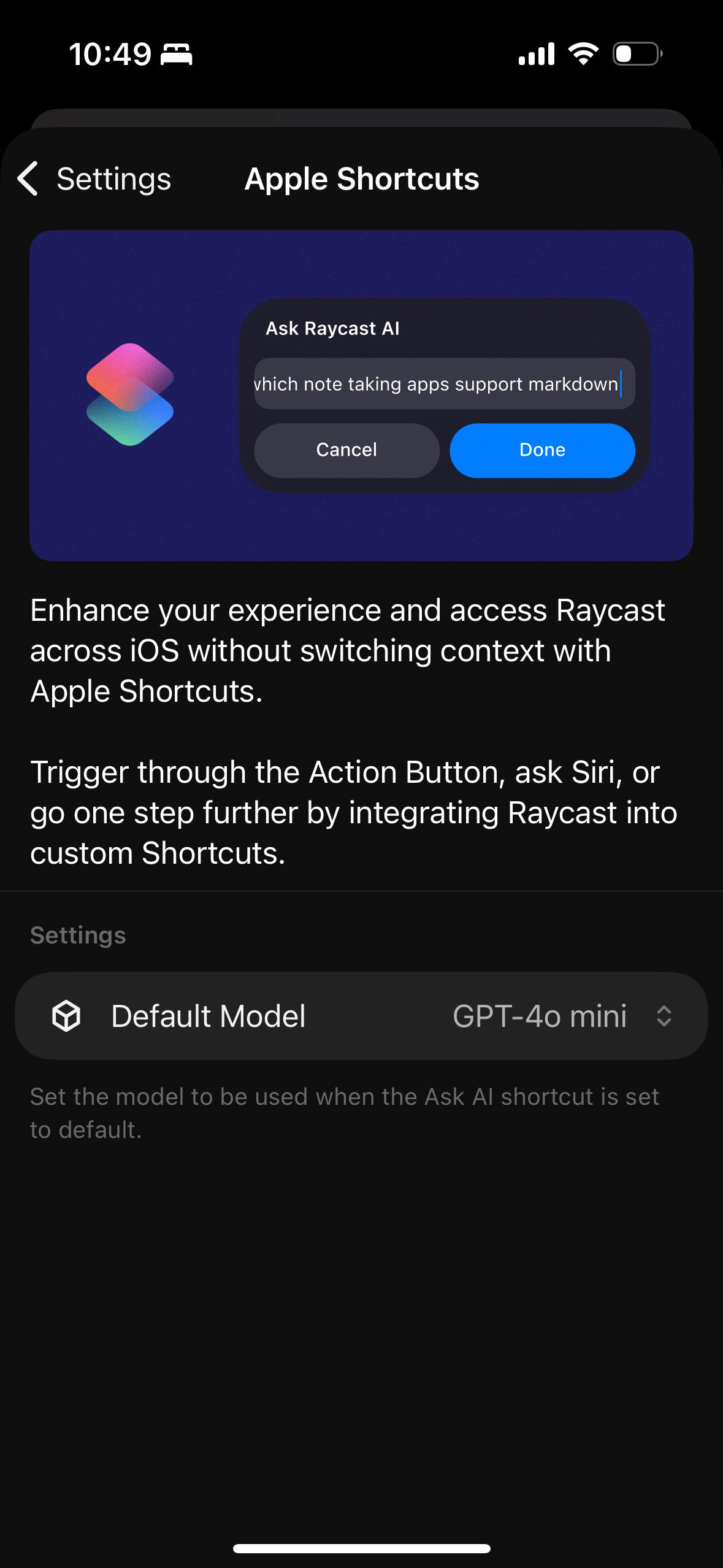 Settings (Raycast)