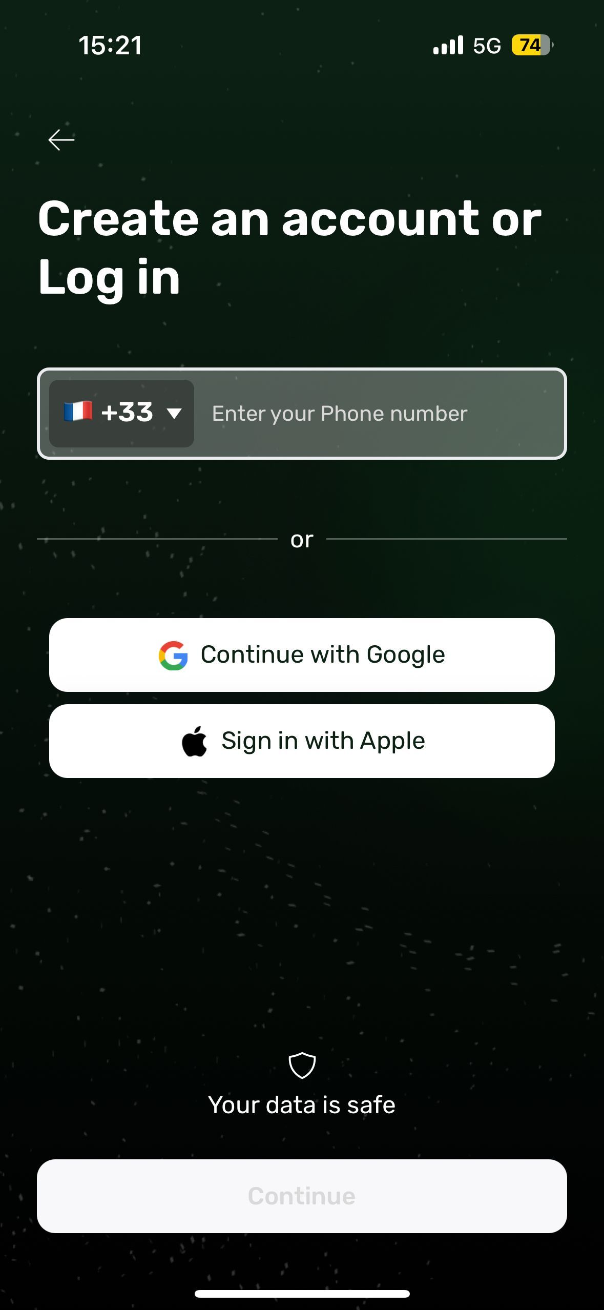 login (Unknown App)