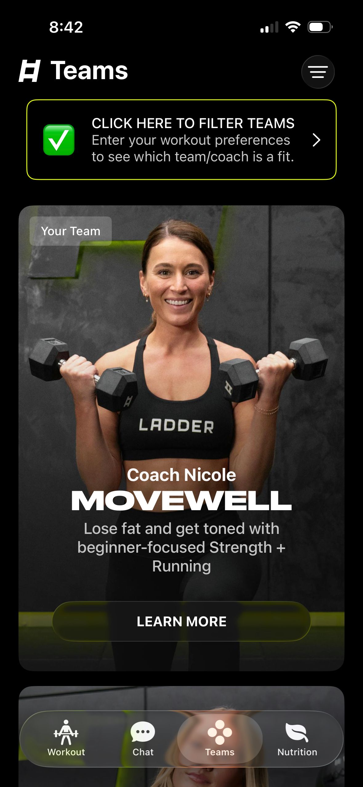 Team Selection (Ladder)