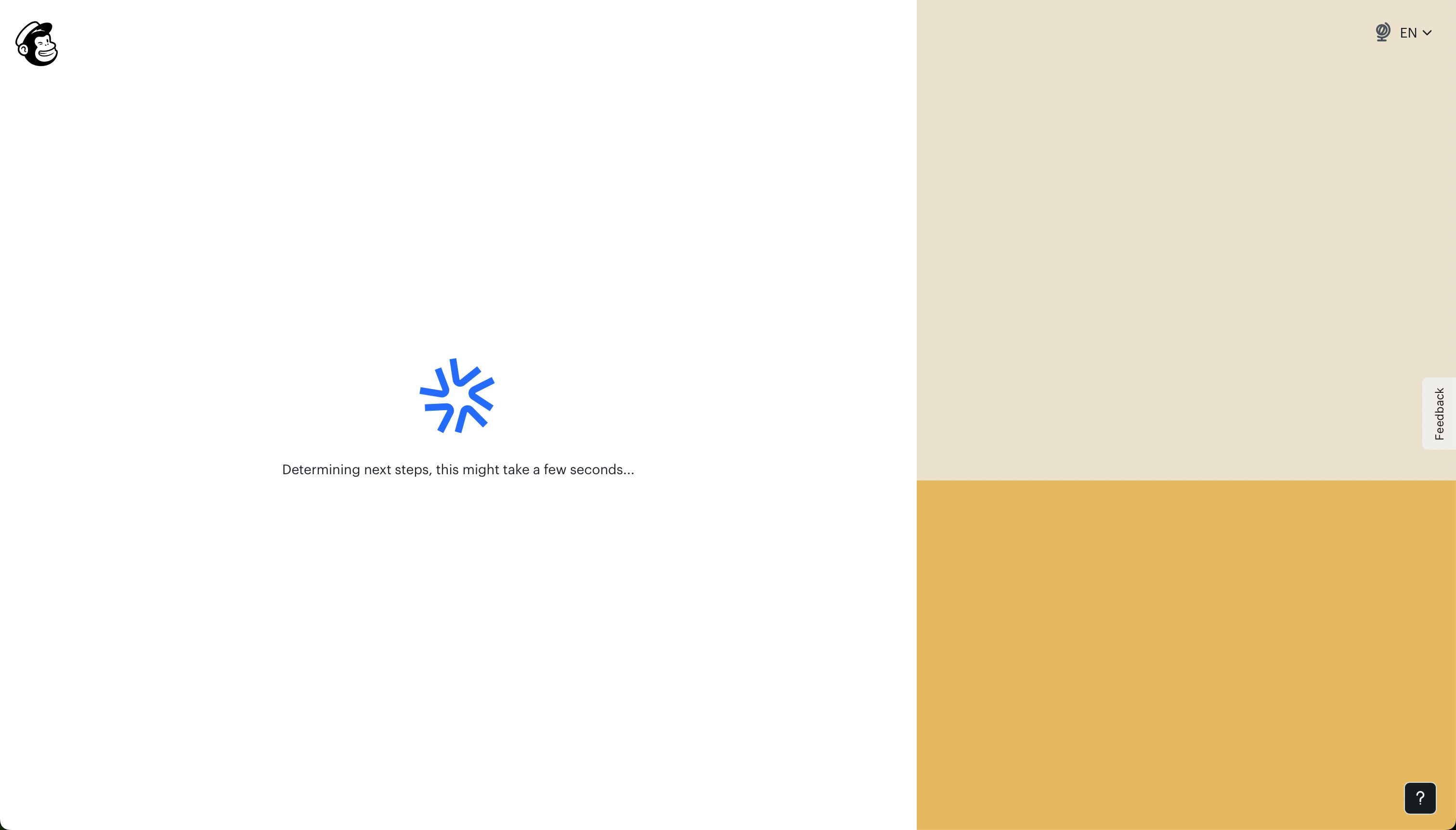 Loading Screen (Mailchimp)
